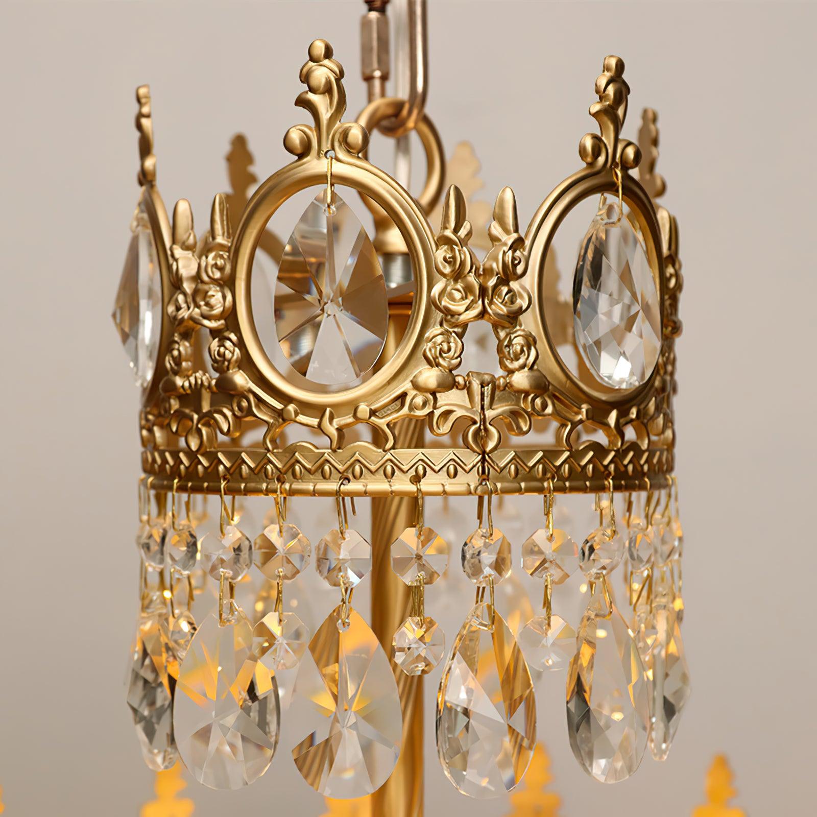 Vintage Crystal Chandelier-Neutral Decor
