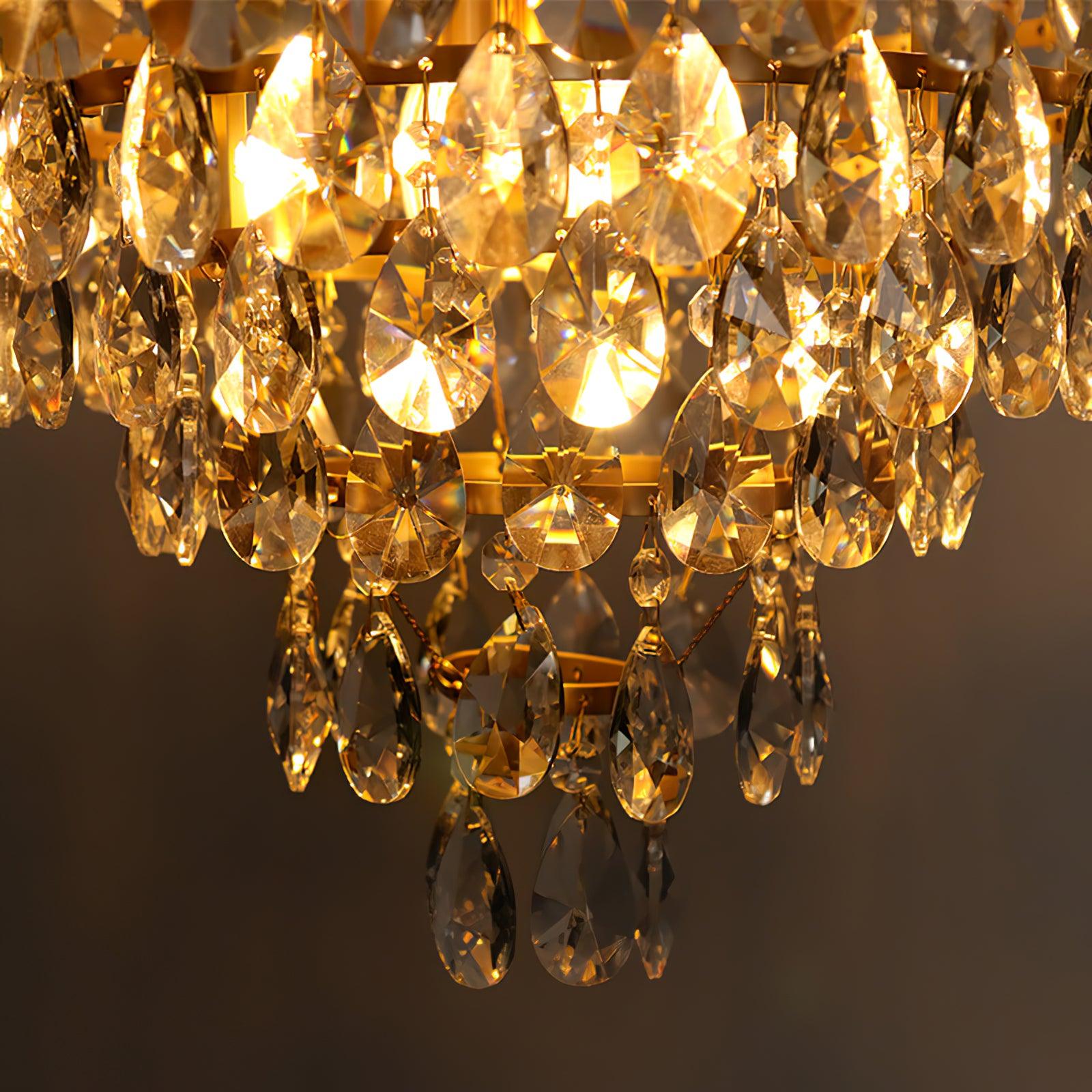Kostix Pendant Lamp Vintage Crystal Droplets-Neutral Decor