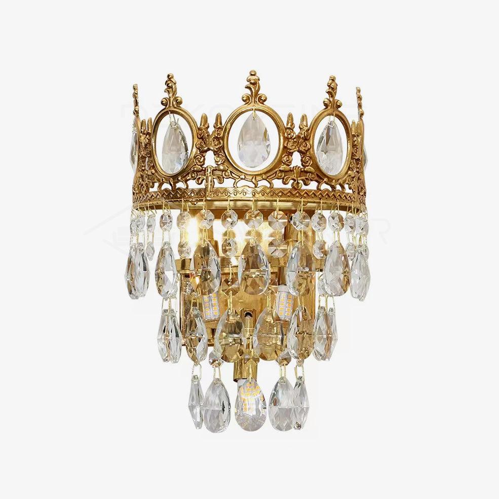 Ulliryra Vintage Crystal Wall Light-Neutral Decor