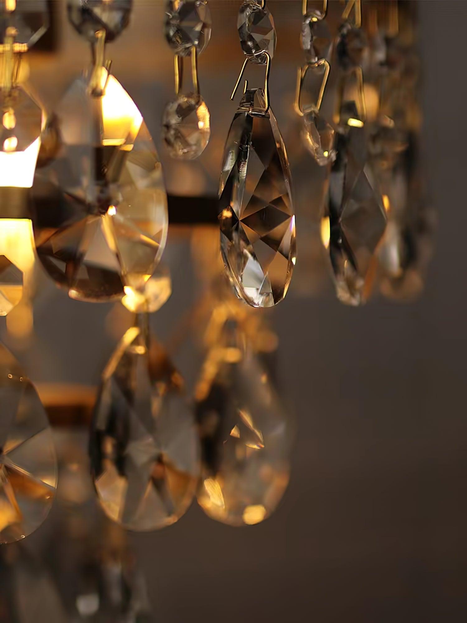 Ulliryra Vintage Crystal Wall Light-Neutral Decor
