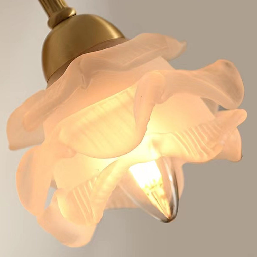Arisha Vintage Metal Glass Indoor Wall Lamp Bedroom Living Room - Neutral Decor