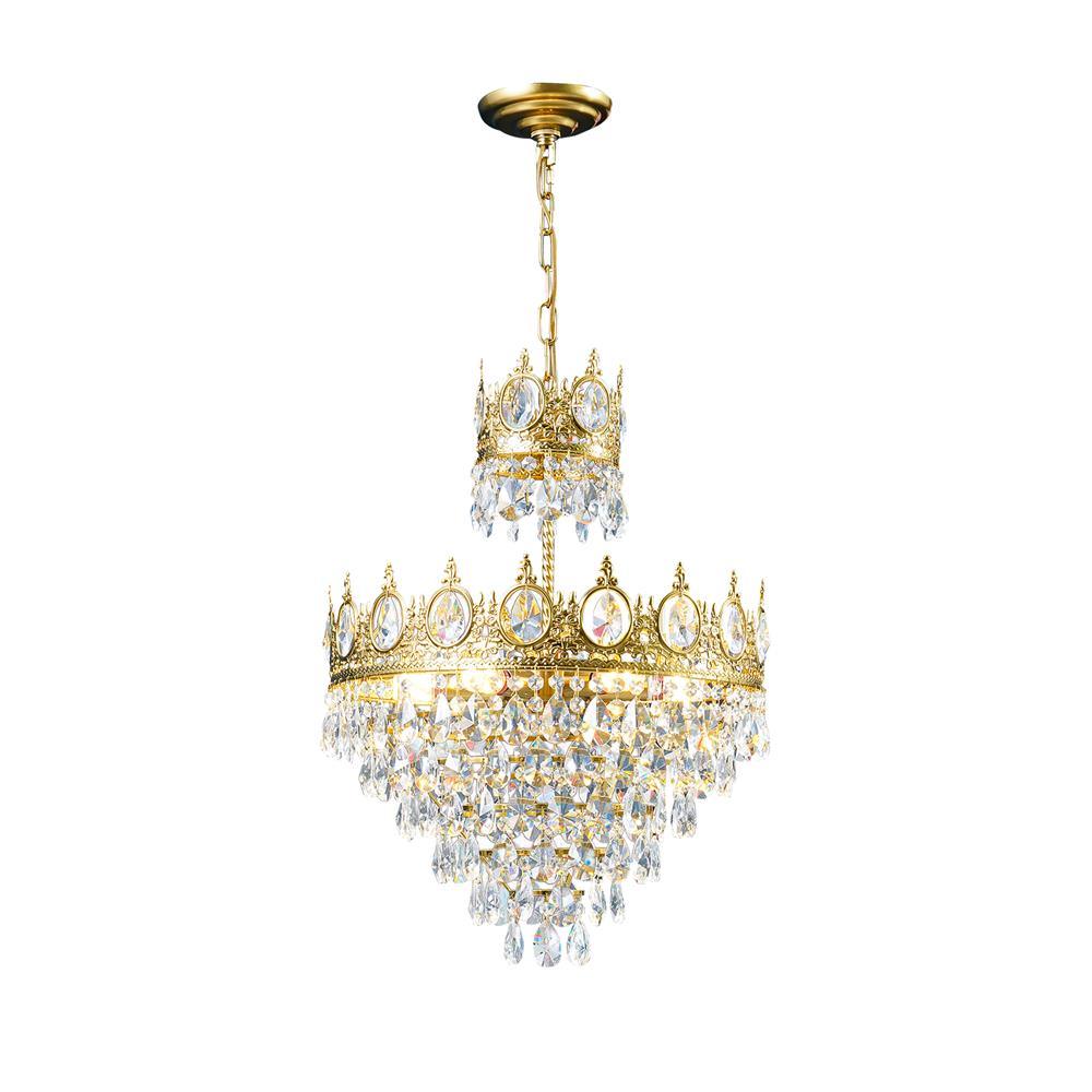 Vintage Crystal Chandelier-Neutral Decor