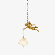 Solene Brass Light Luxury Pendant Light-Neutral Decor