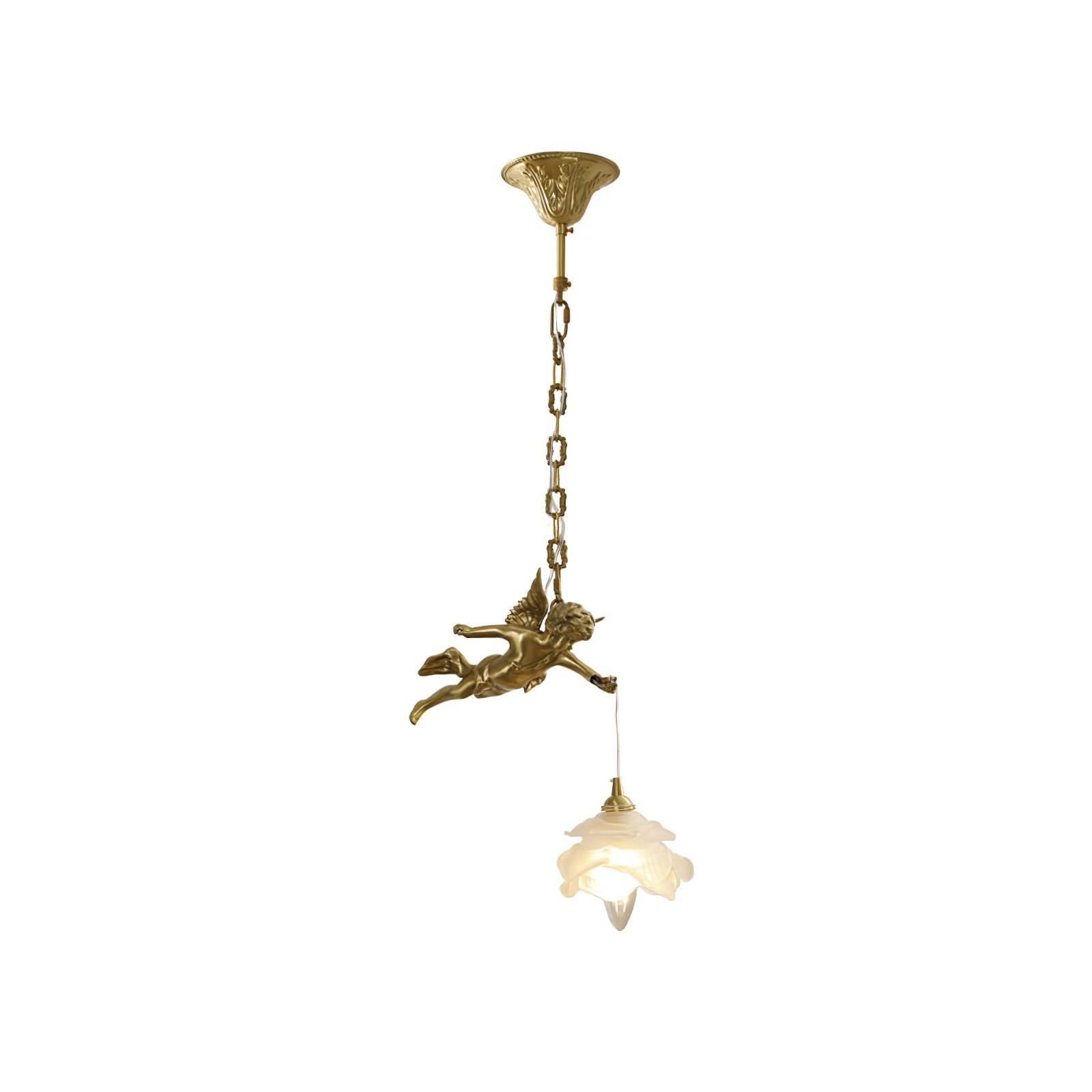 Solene Brass Light Luxury Pendant Light-Neutral Decor