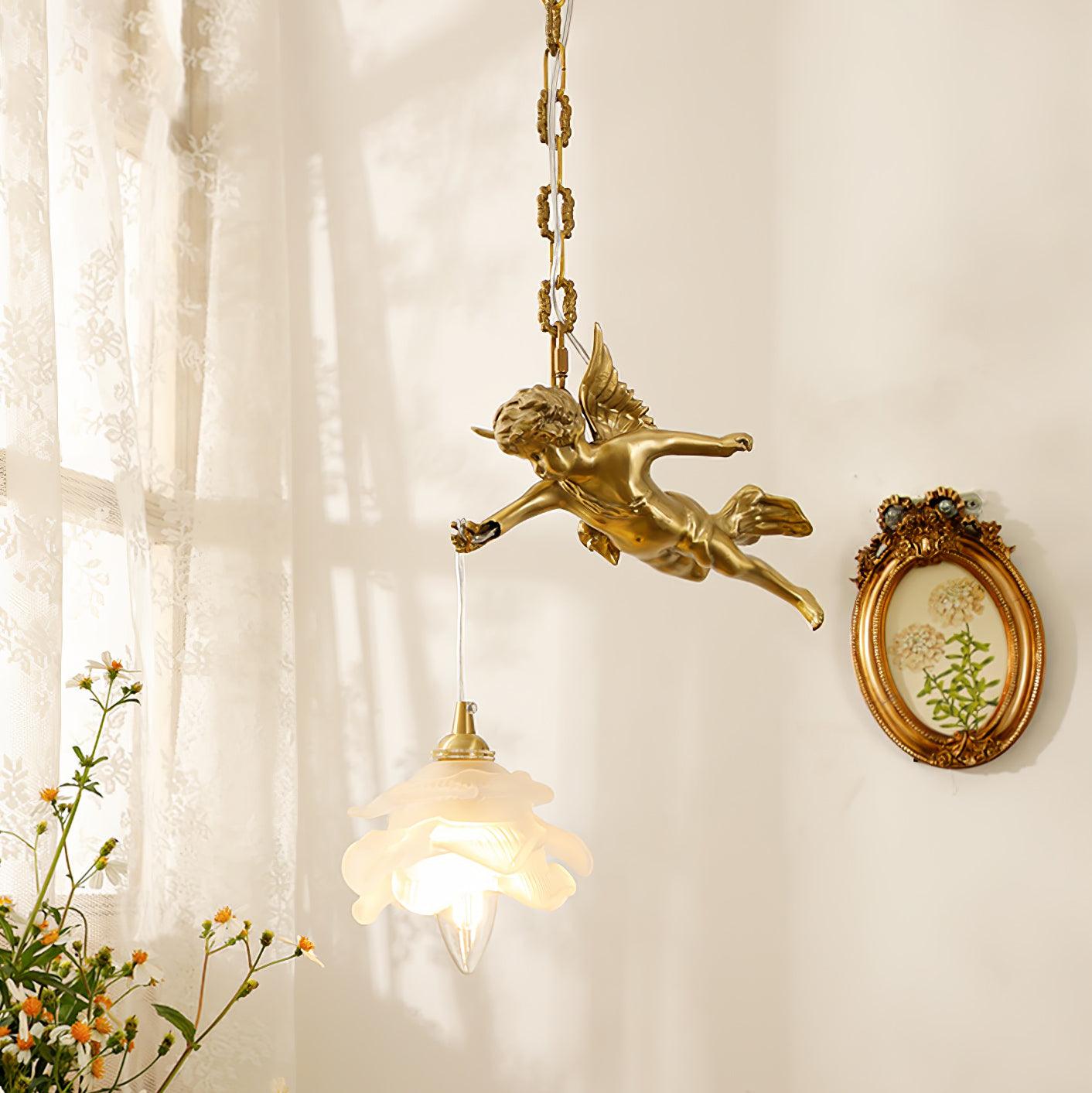 Solene Brass Light Luxury Pendant Light-Neutral Decor