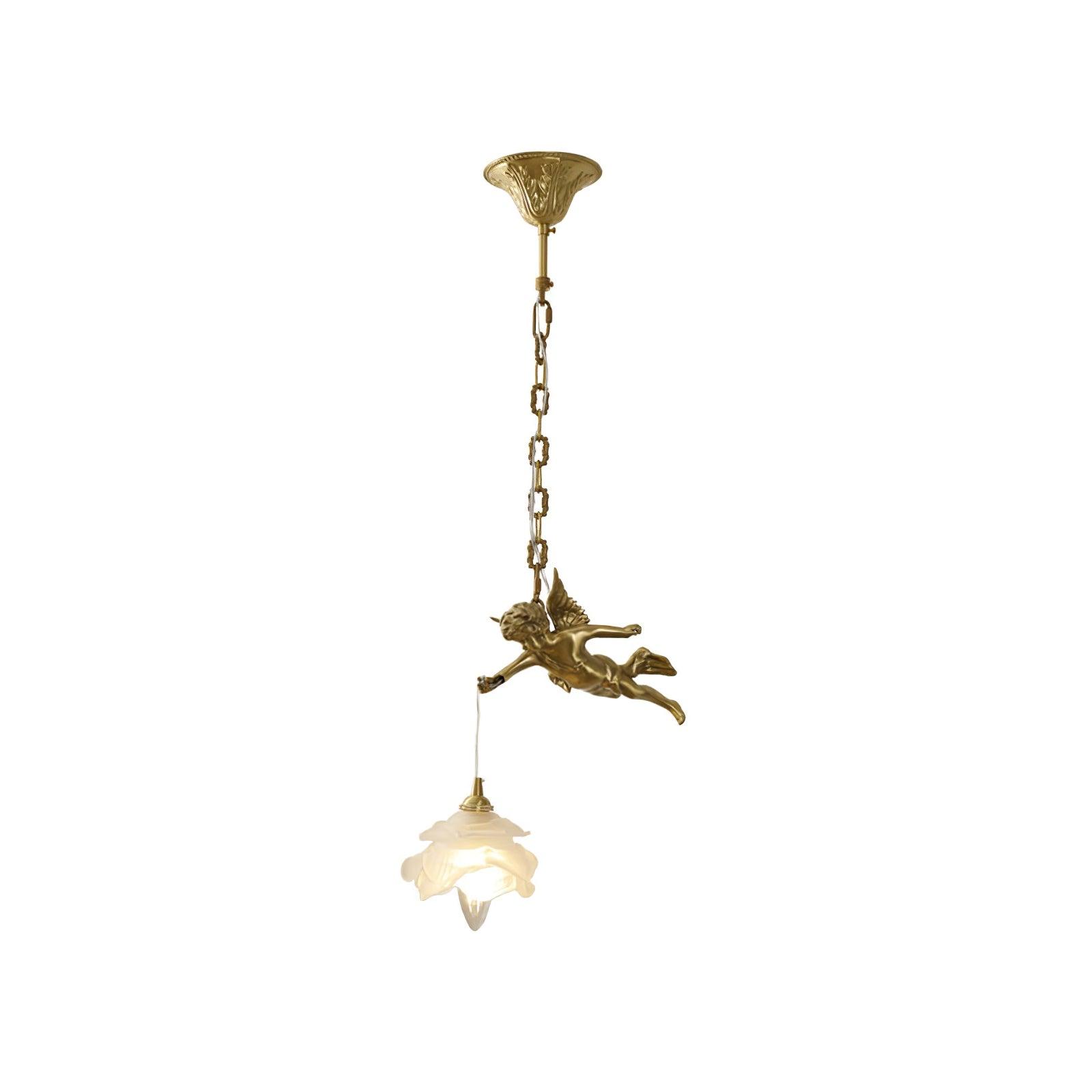 Solene Brass Light Luxury Pendant Light-Neutral Decor