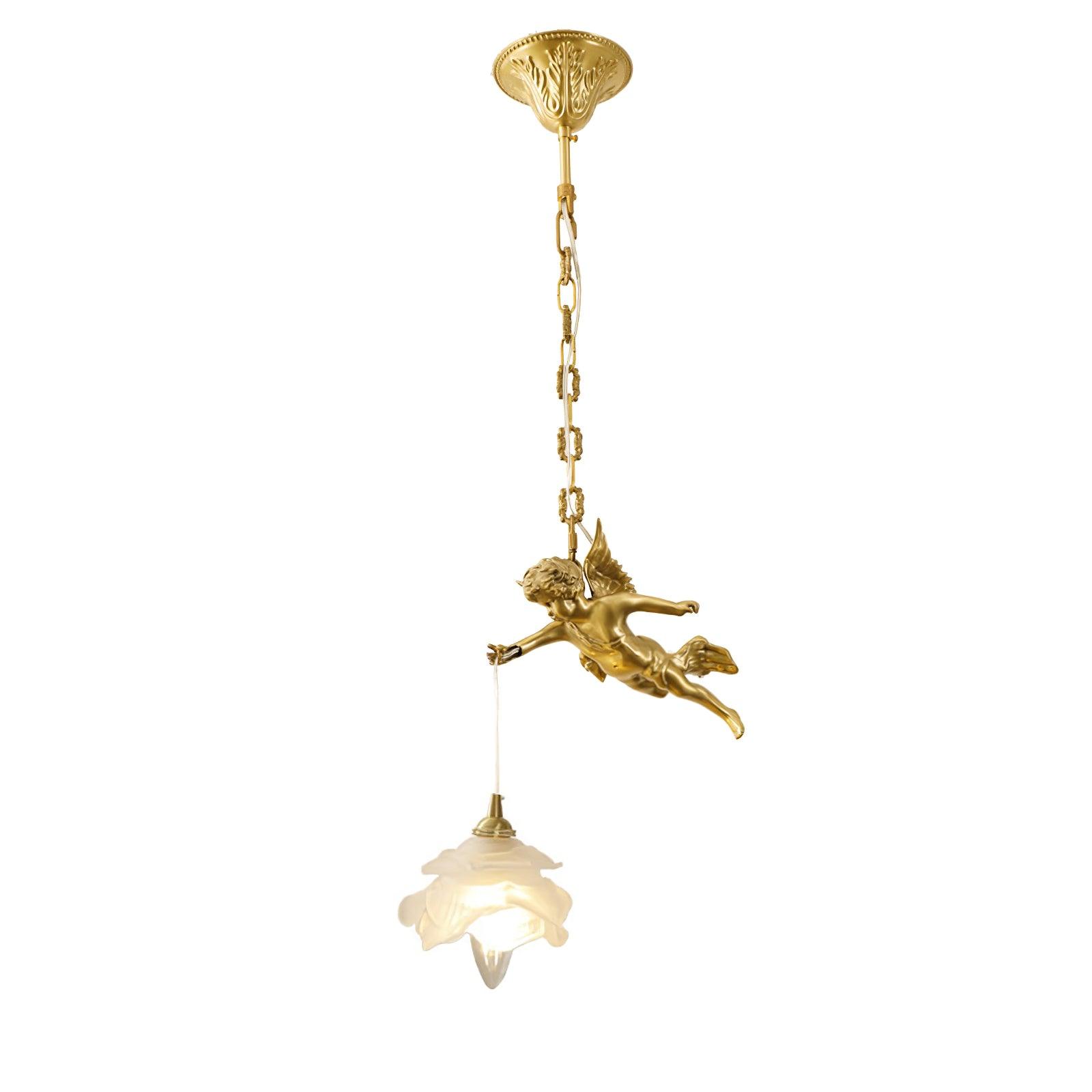 Solene Brass Light Luxury Pendant Light-Neutral Decor