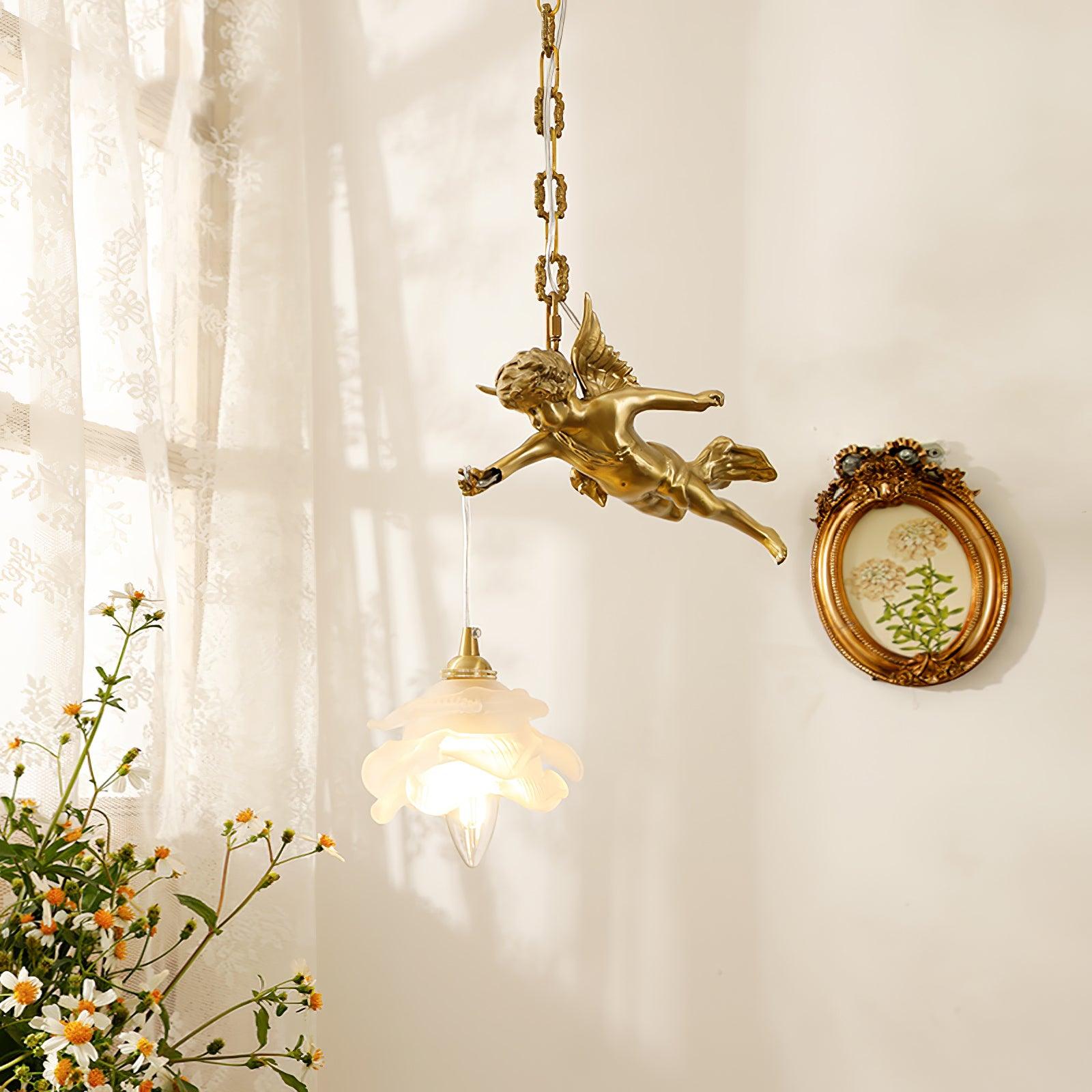 Solene Brass Light Luxury Pendant Light-Neutral Decor