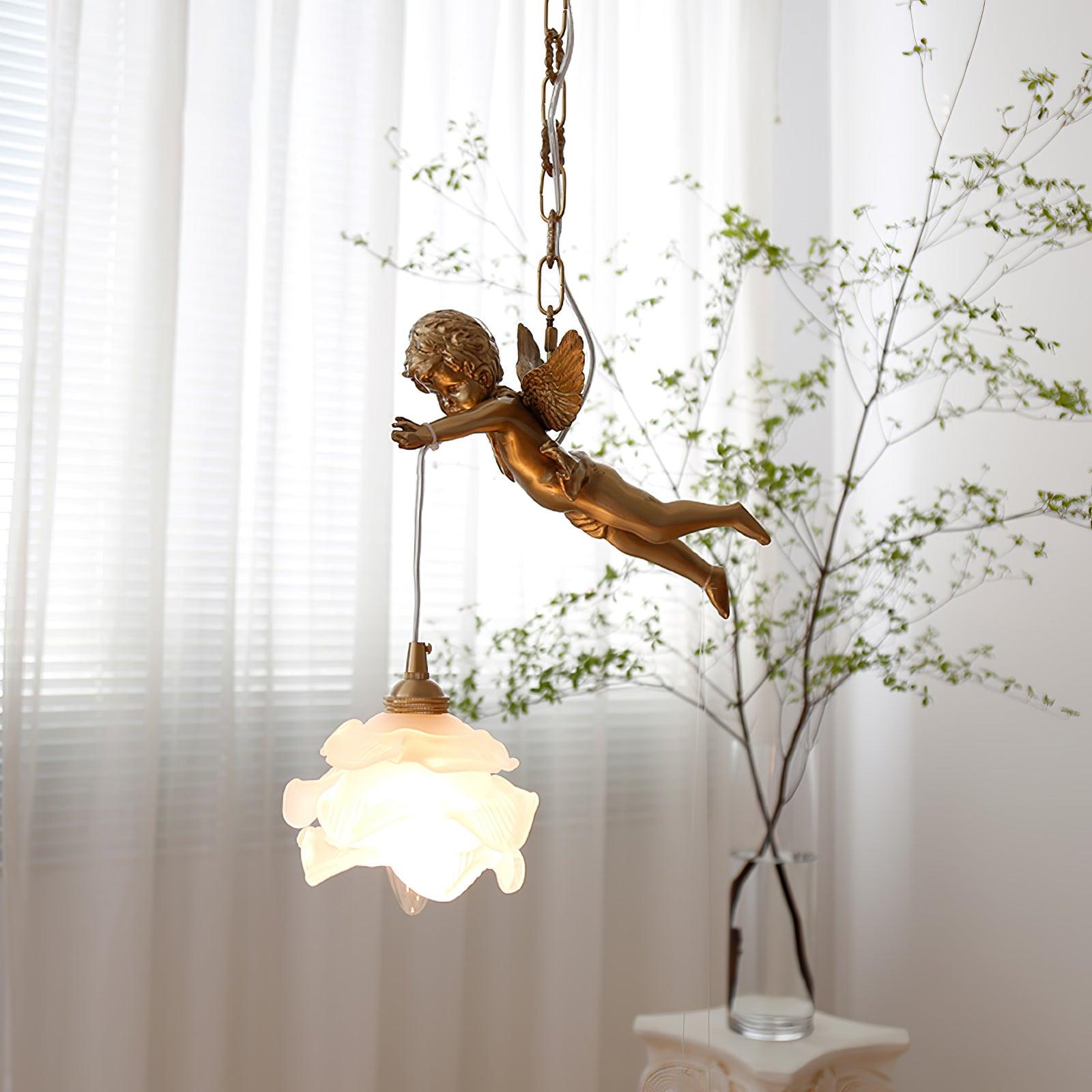 Solene Brass Light Luxury Pendant Light-Neutral Decor