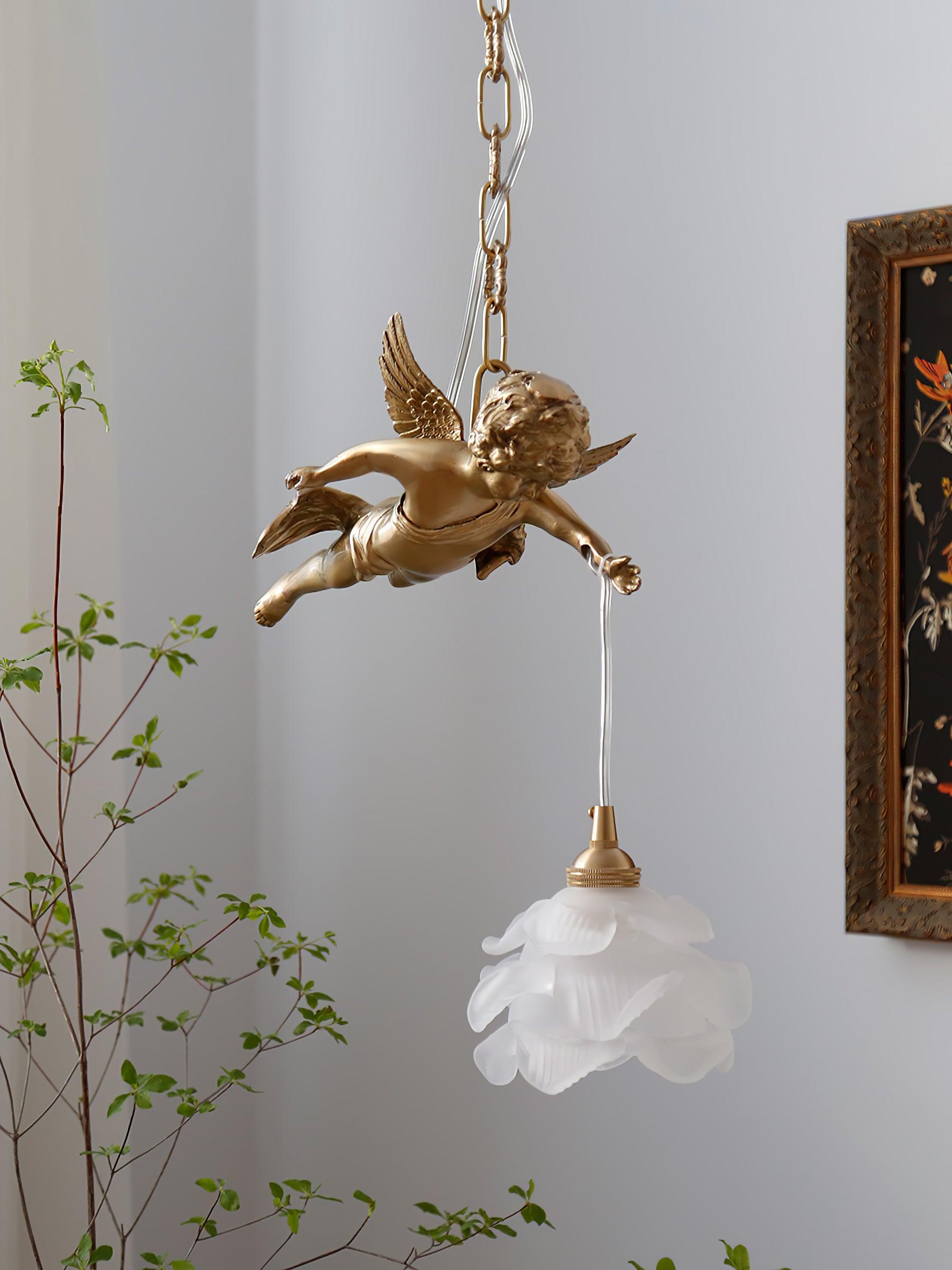 Solene Brass Light Luxury Pendant Light-Neutral Decor