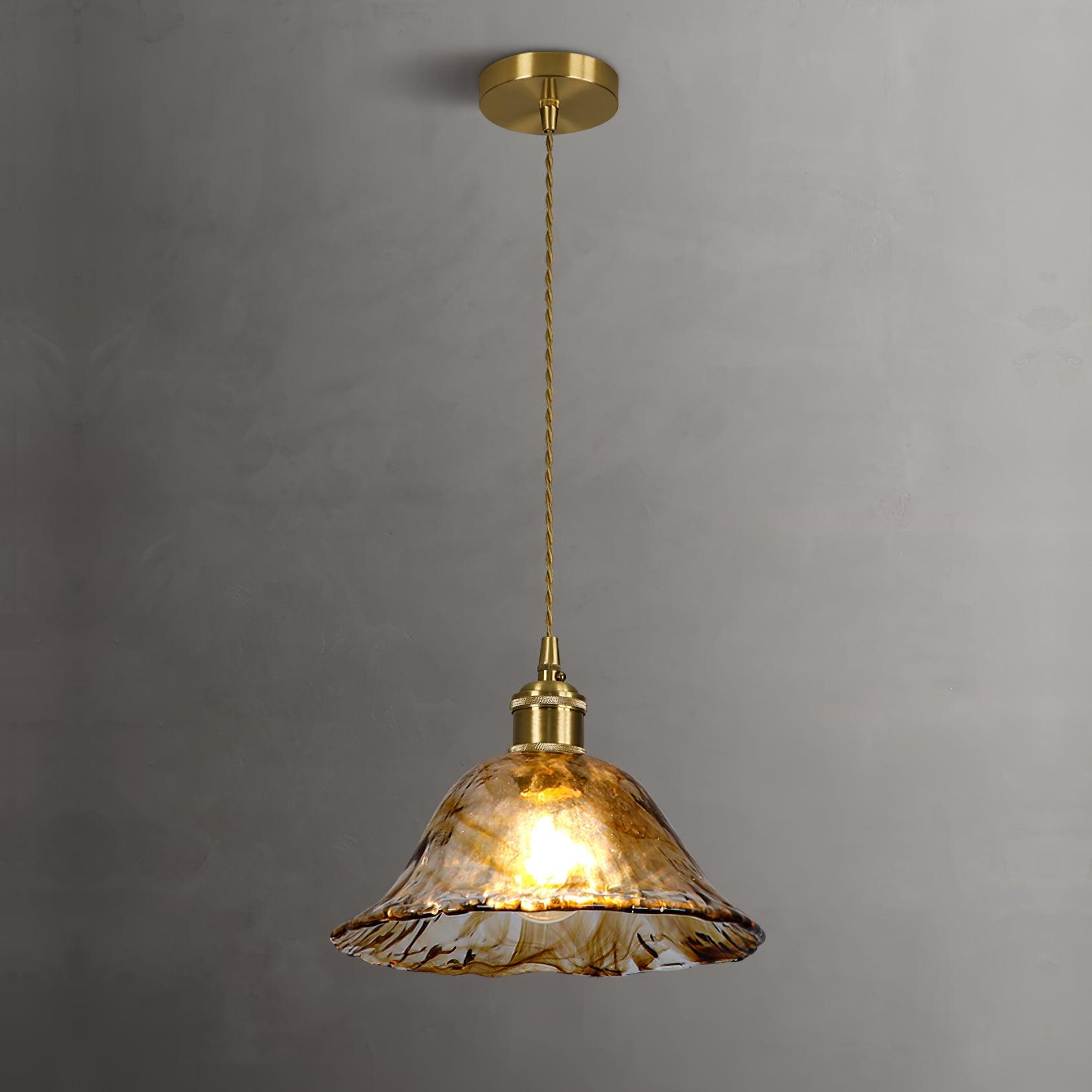 Sevelo Vintage Glass Pendant Light-Neutral Decor