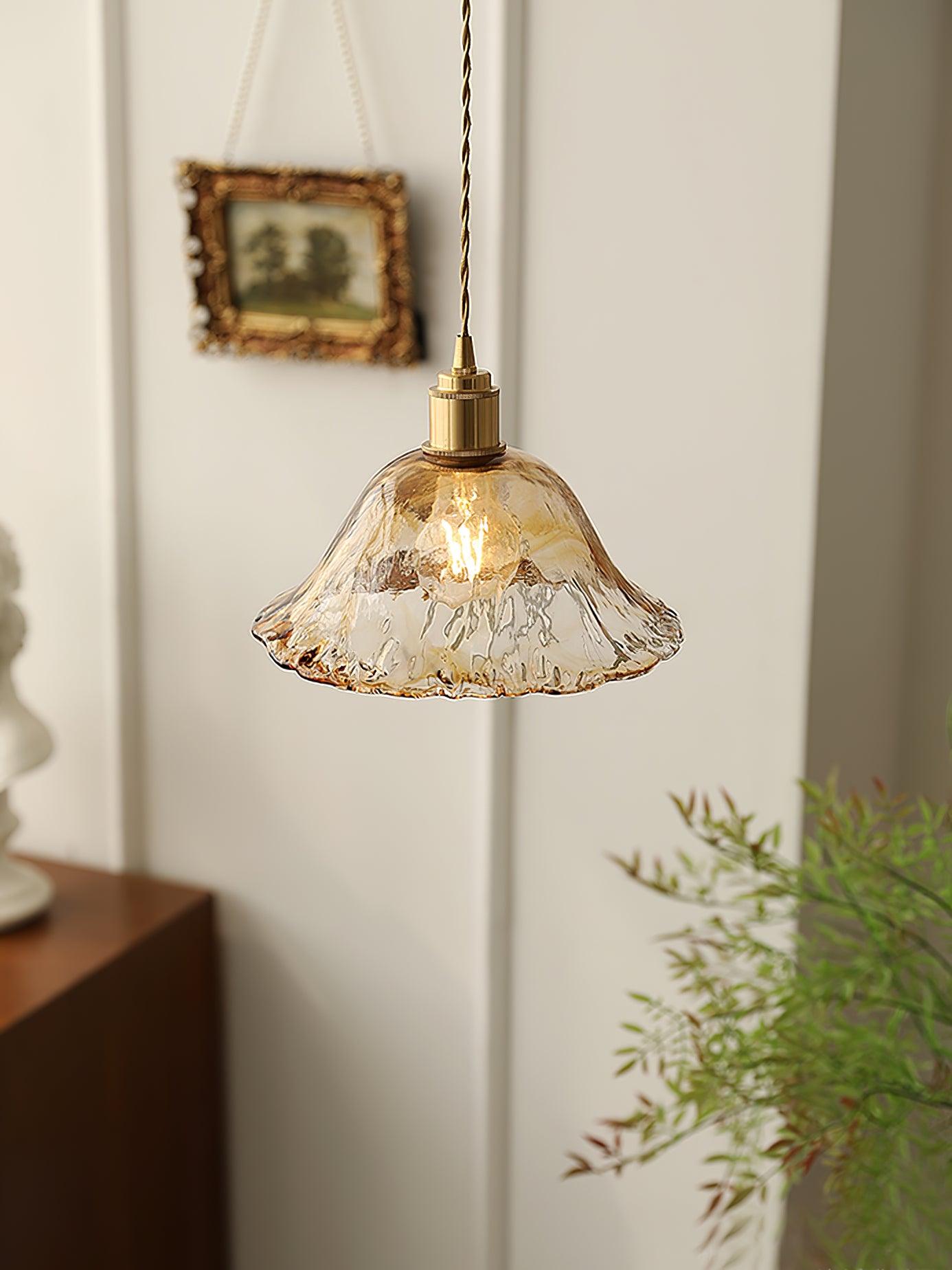 Sevelo Vintage Glass Pendant Light-Neutral Decor