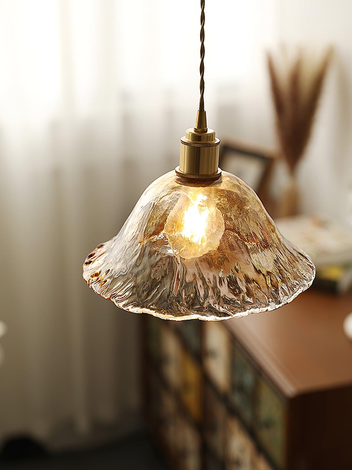 Sevelo Vintage Glass Pendant Light-Neutral Decor