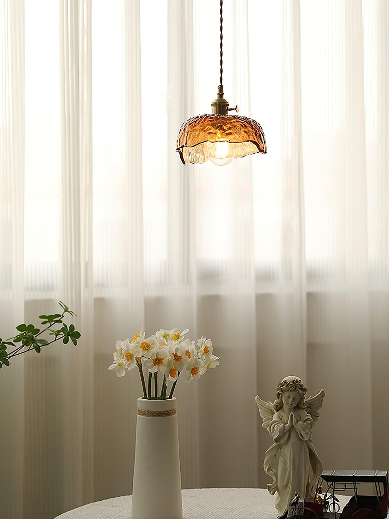 Sevelo Vintage Glass Pendant Light-Neutral Decor