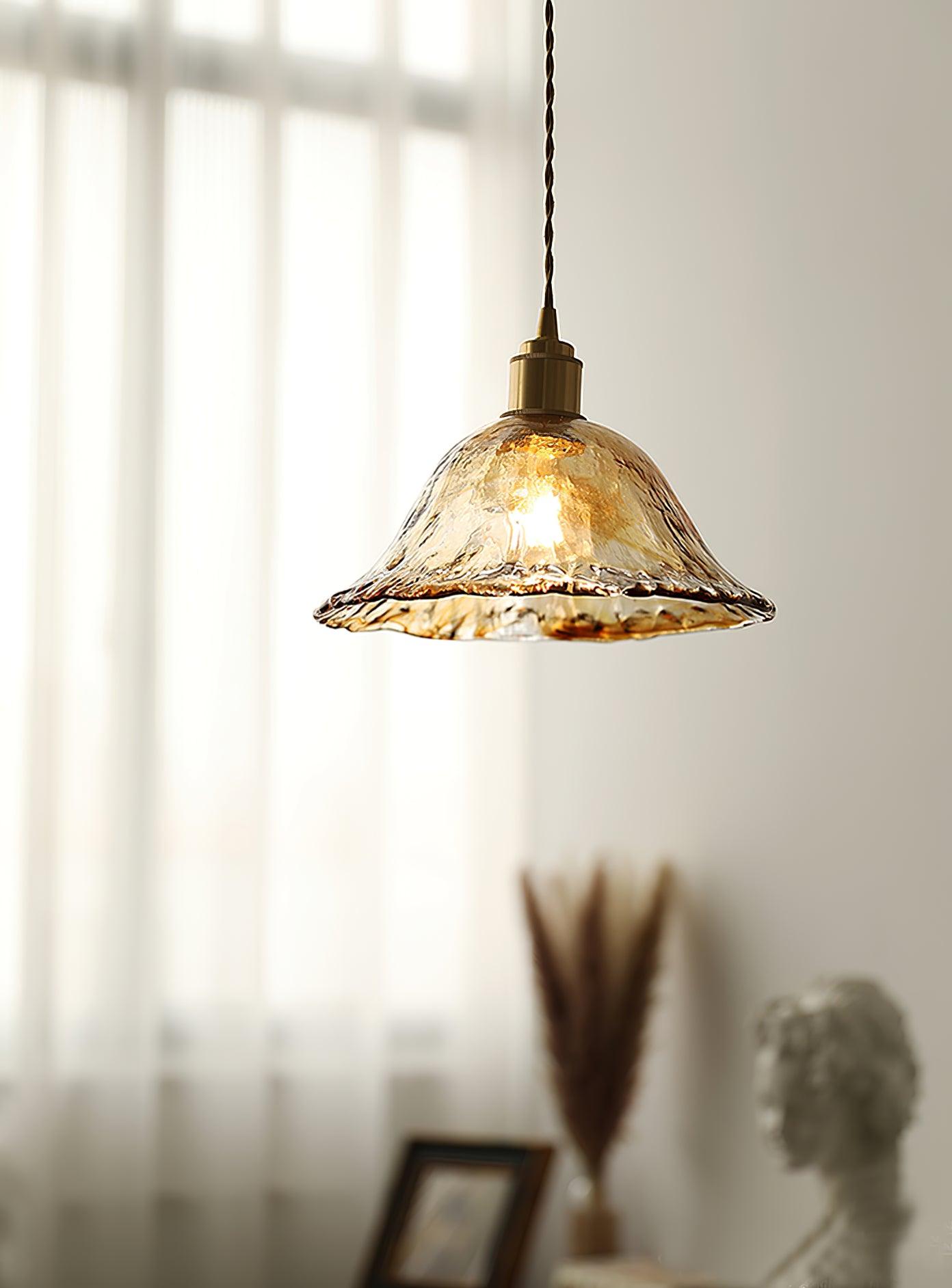 Sevelo Vintage Glass Pendant Light-Neutral Decor