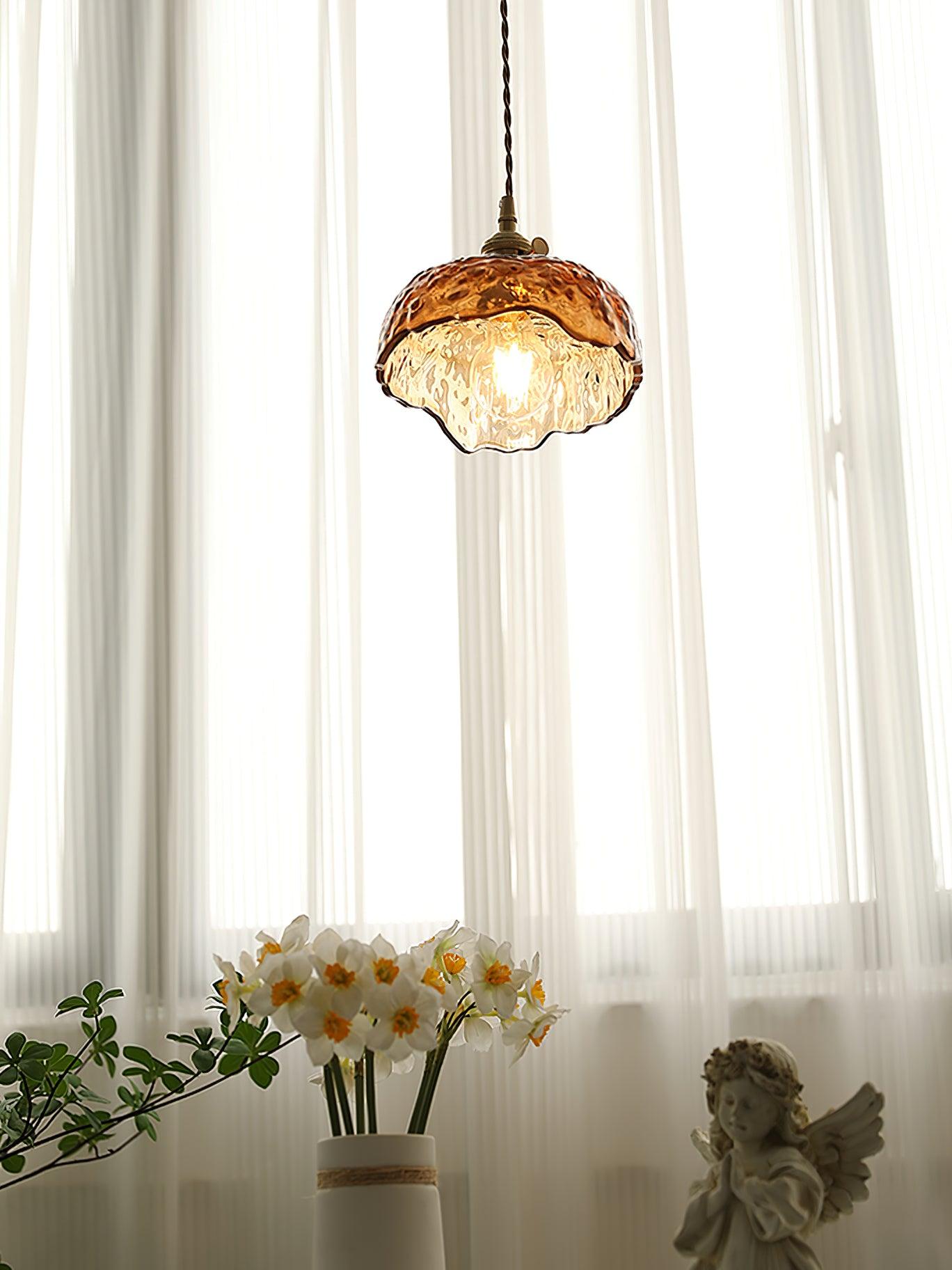 Sevelo Vintage Glass Pendant Light-Neutral Decor