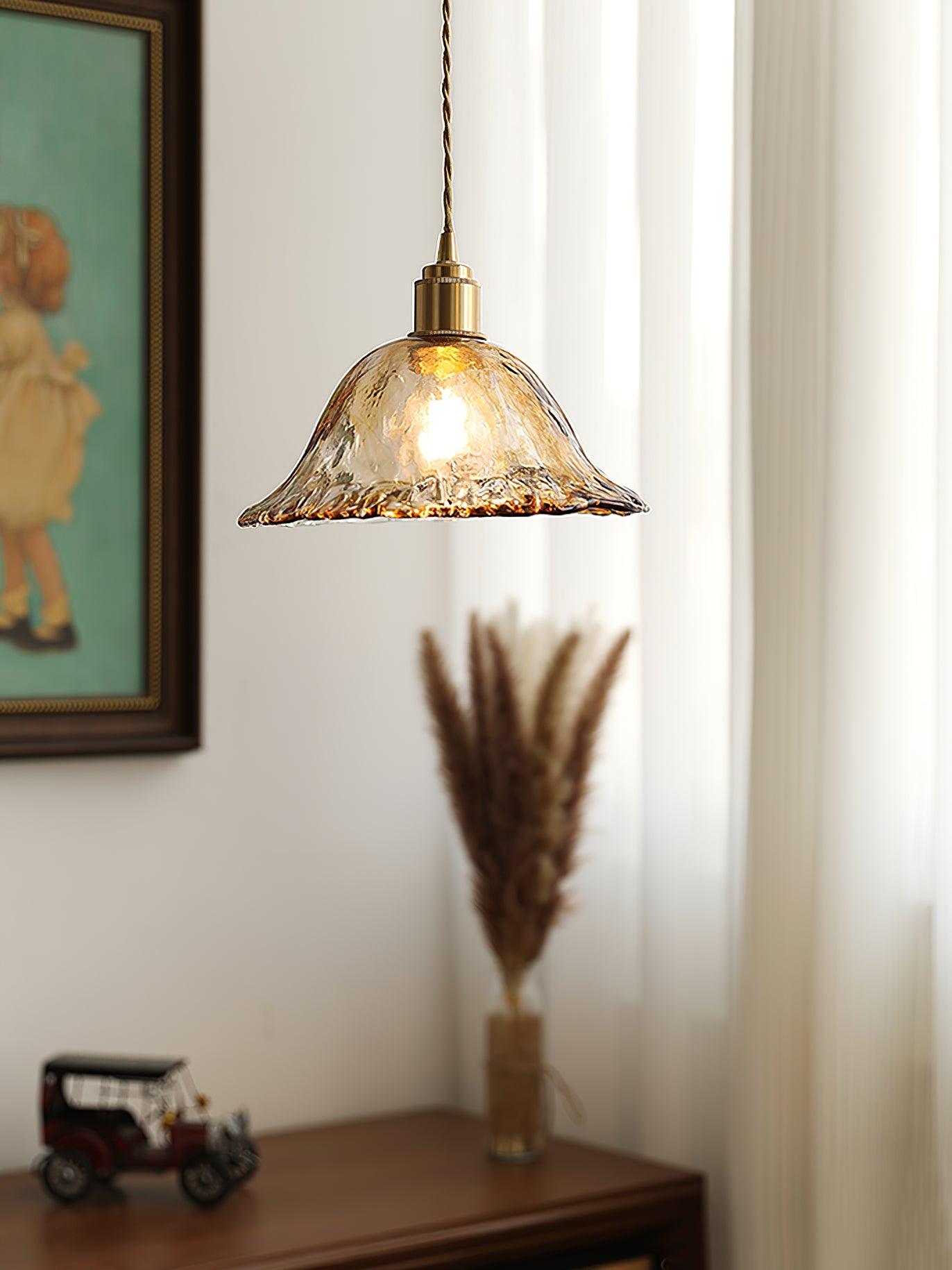 Sevelo Vintage Glass Pendant Light-Neutral Decor