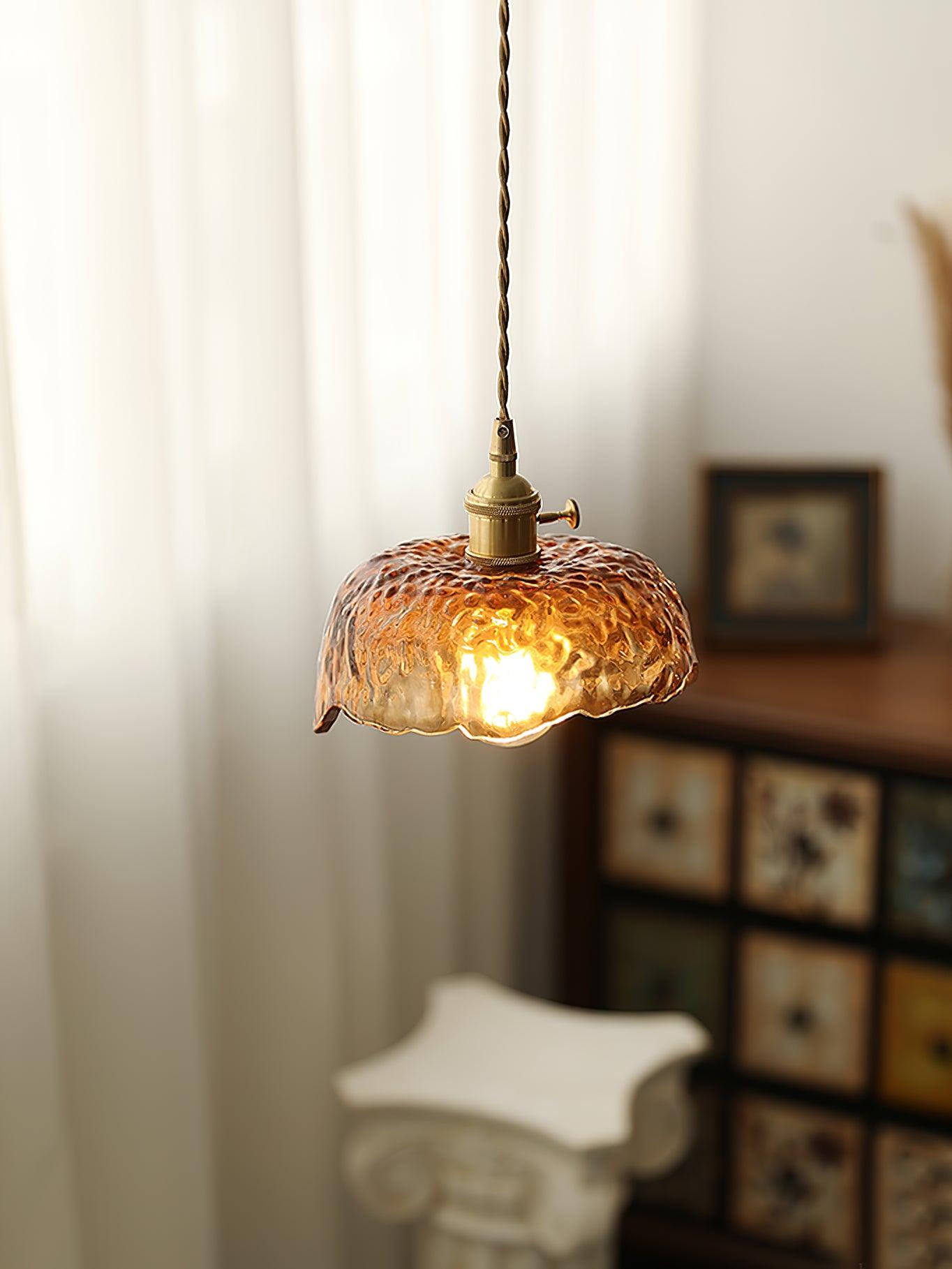 Sevelo Vintage Glass Pendant Light-Neutral Decor