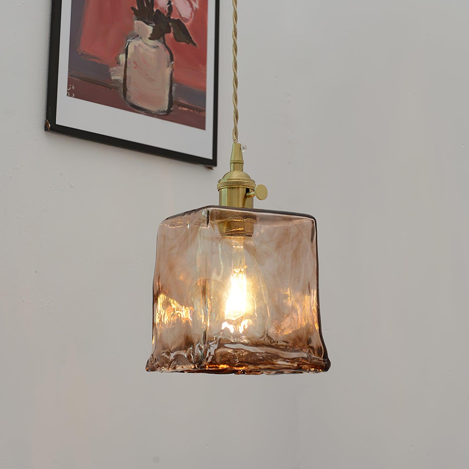 Sevelo Vintage Glass Pendant Light-Neutral Decor
