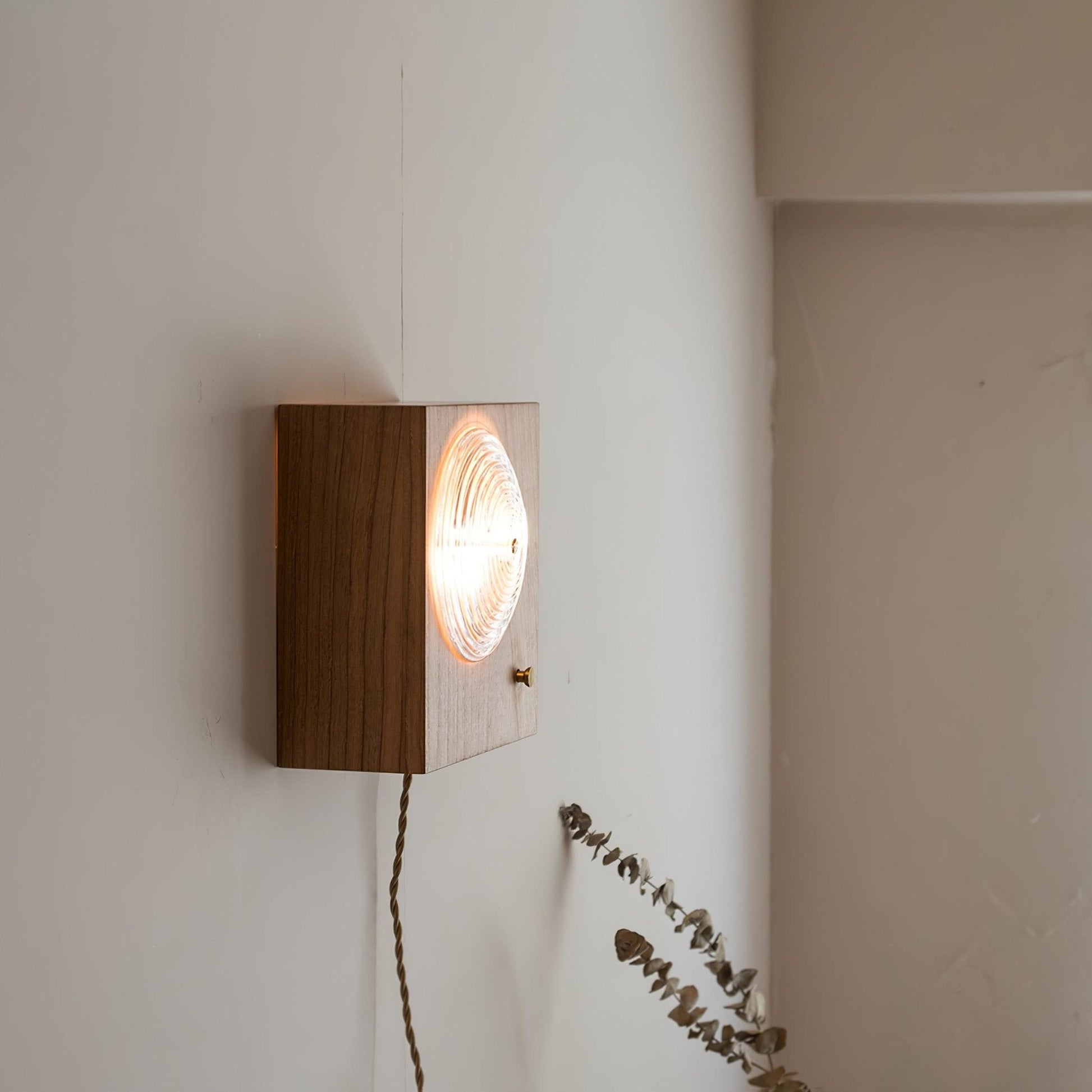 Echo Fashion Glass Wall Lamp-Neutral Decor