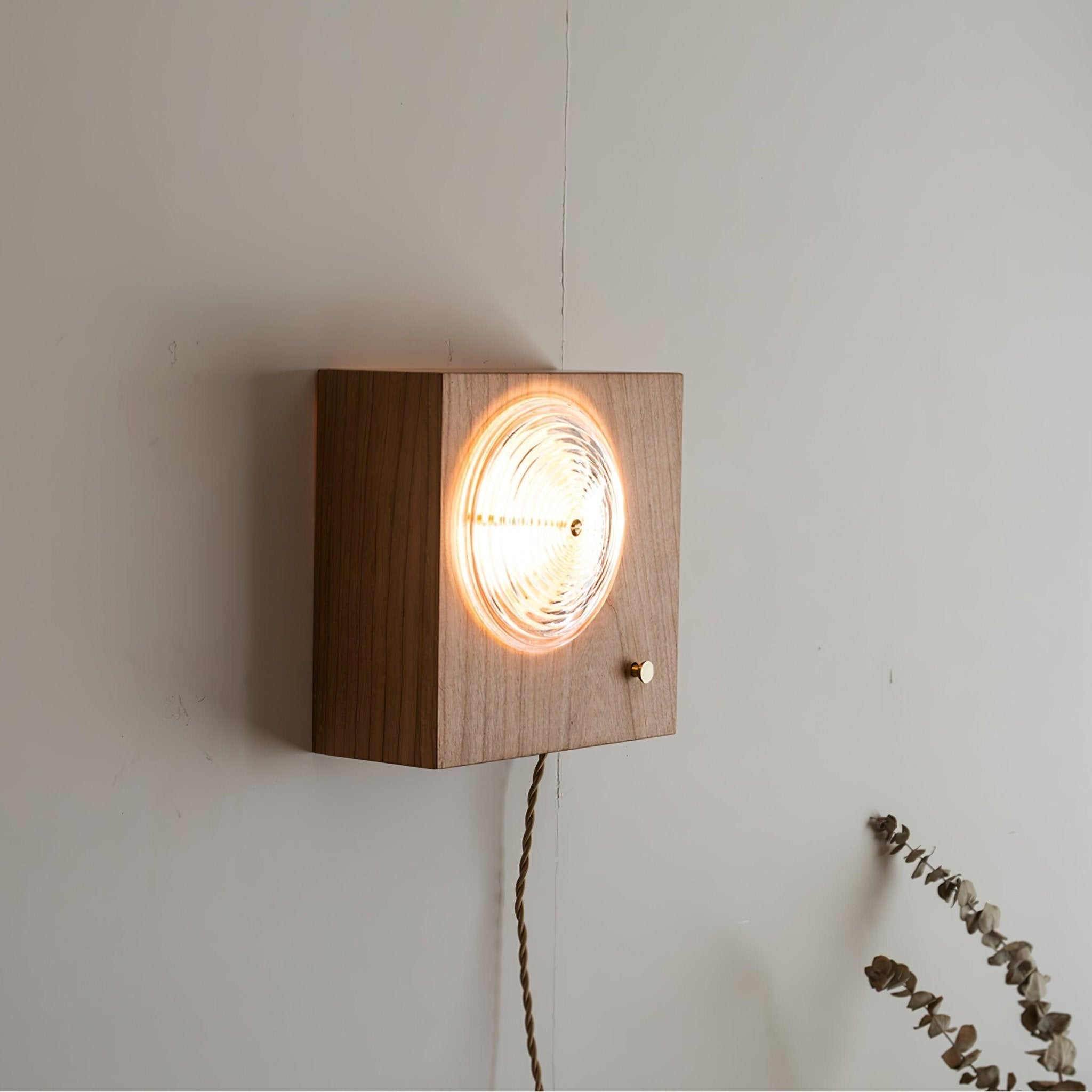 Echo Fashion Glass Wall Lamp-Neutral Decor