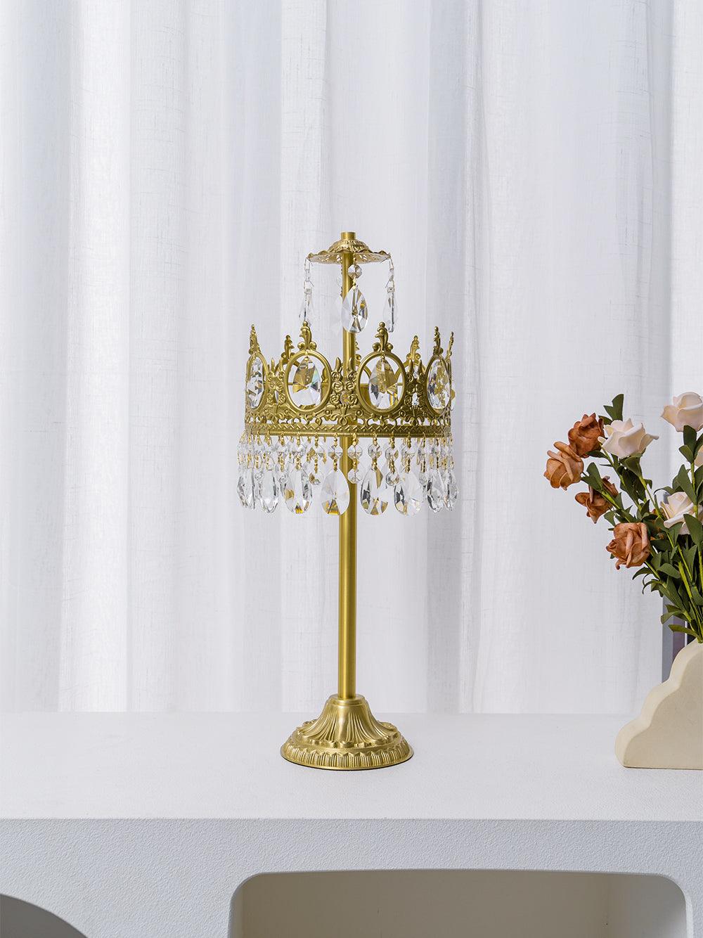 Glee Vintage Crystal Table Light-Neutral Decor