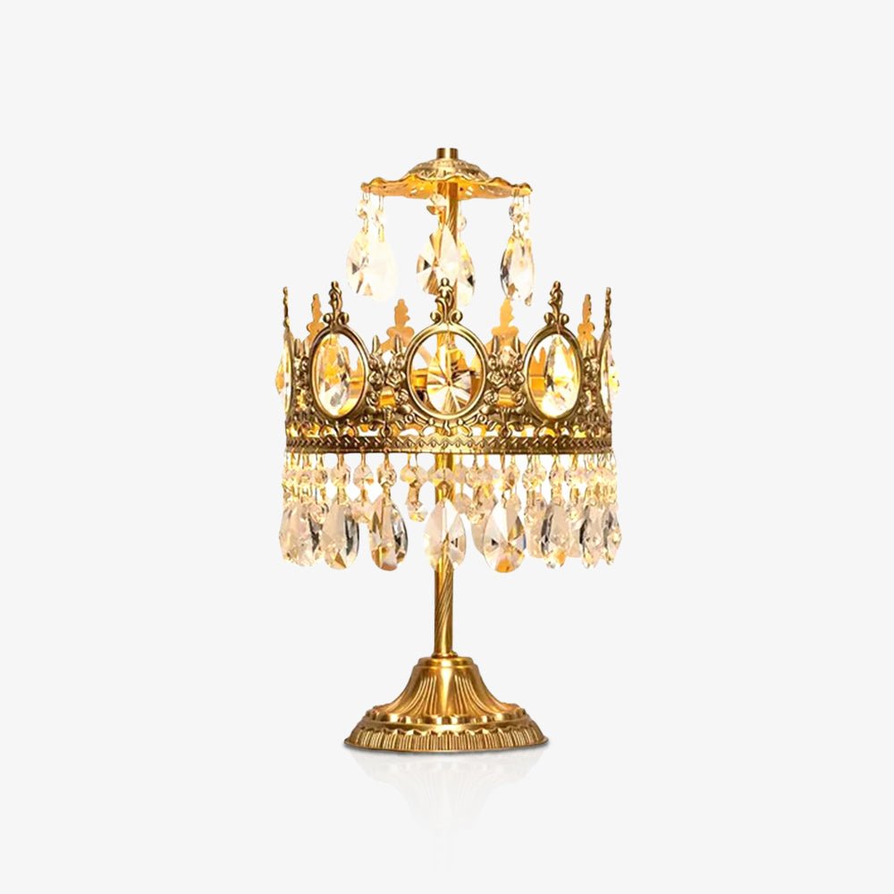Glee Vintage Crystal Table Light-Neutral Decor