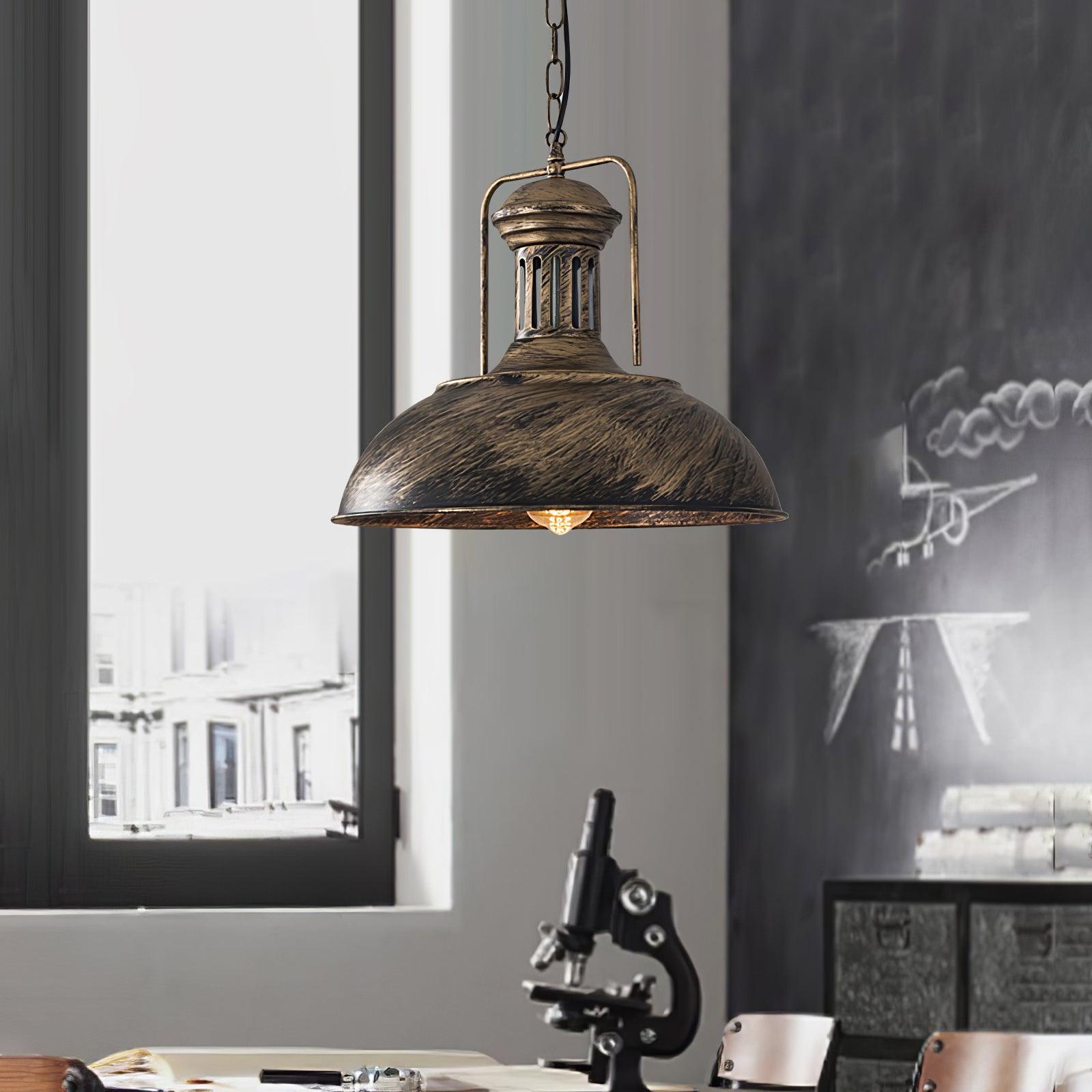 Mavell Vintage Industrial Pendant Light-Neutral Decor