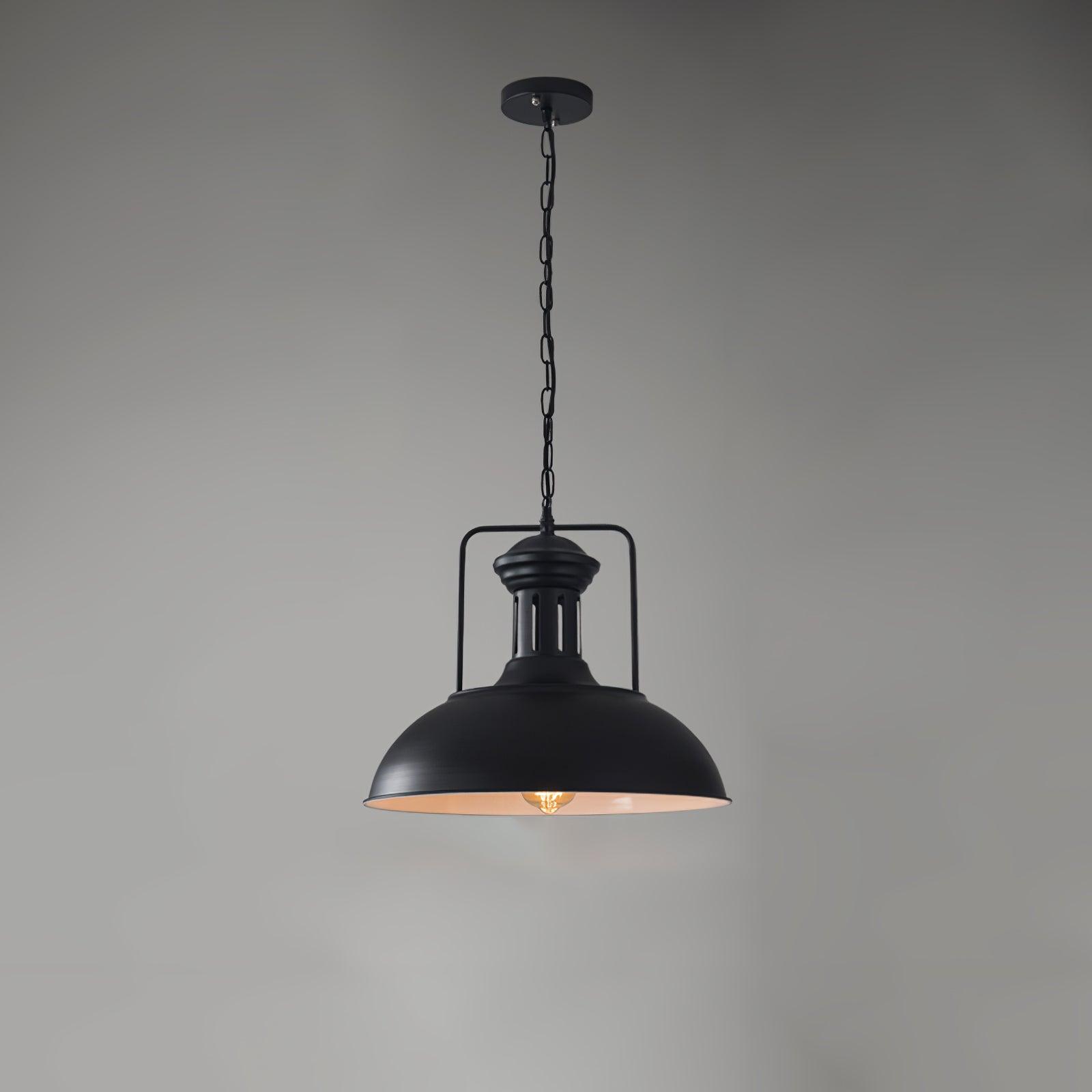Mavell Vintage Industrial Pendant Light-Neutral Decor