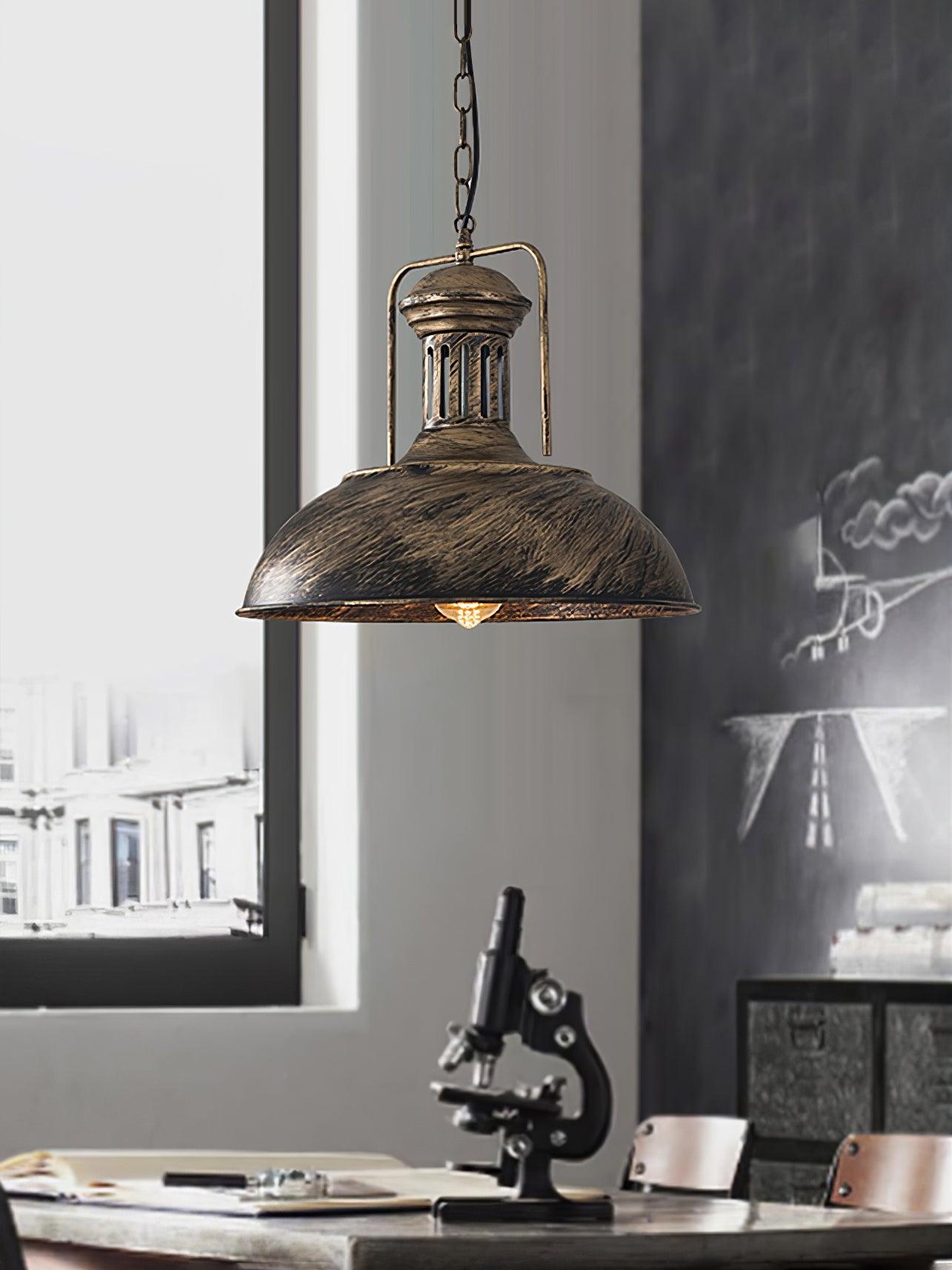 Mavell Vintage Industrial Pendant Light-Neutral Decor