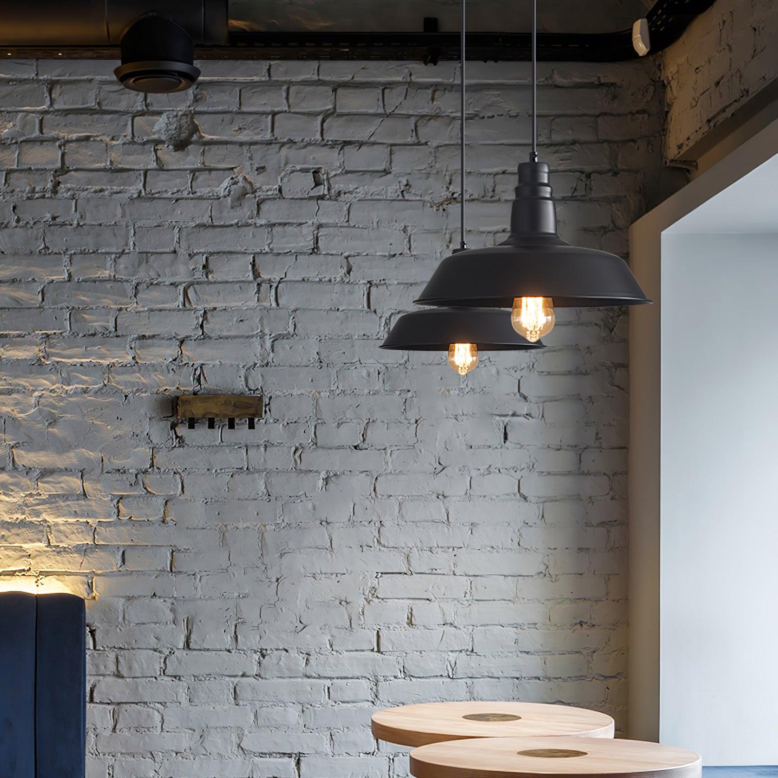 Mavell Vintage Industrial Pendant Light-Neutral Decor