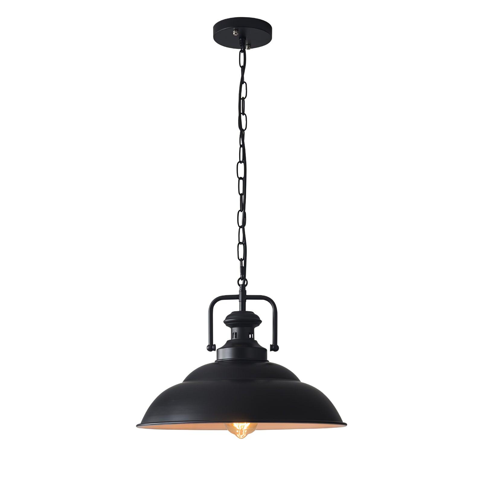 Mavell Vintage Industrial Pendant Light-Neutral Decor
