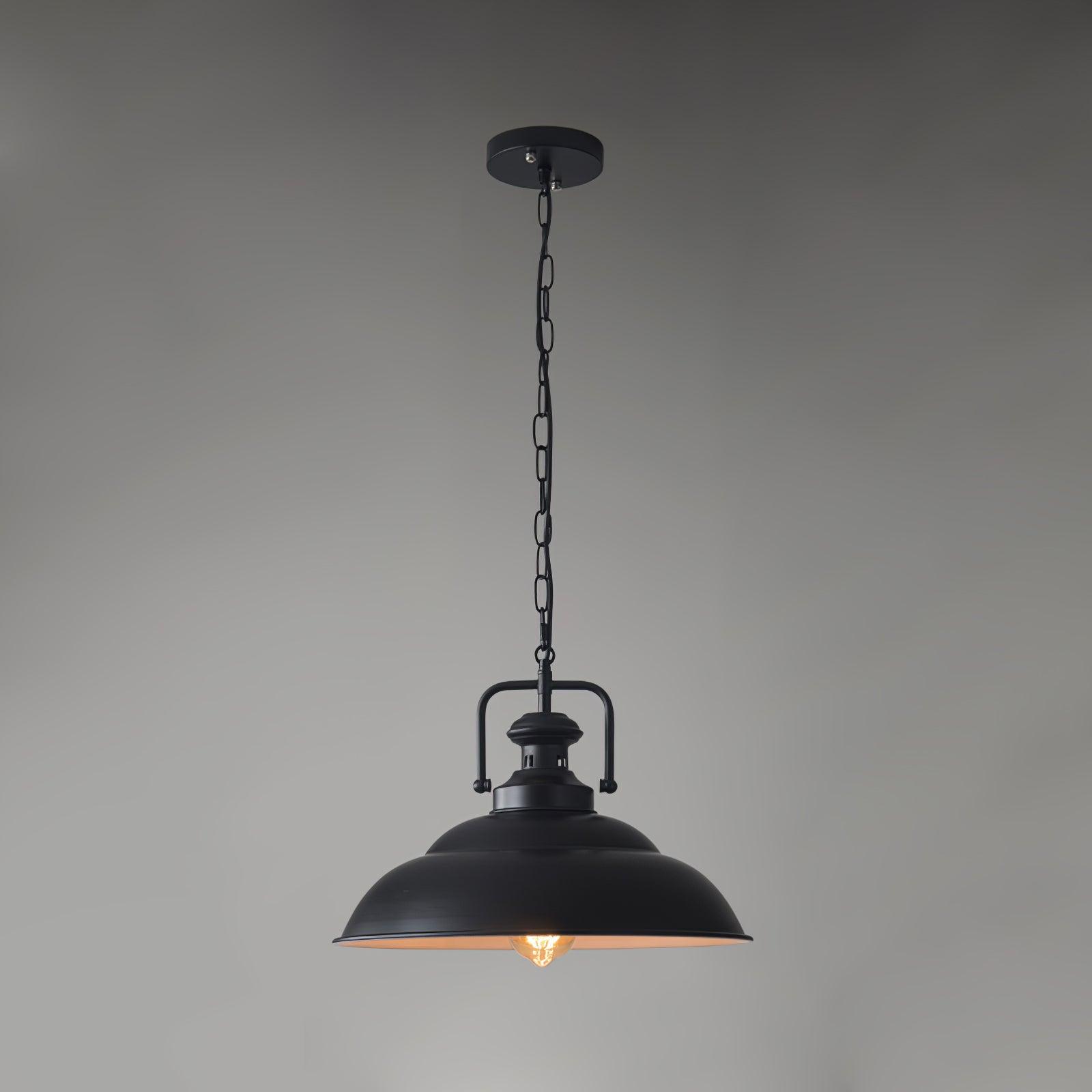 Mavell Vintage Industrial Pendant Light-Neutral Decor