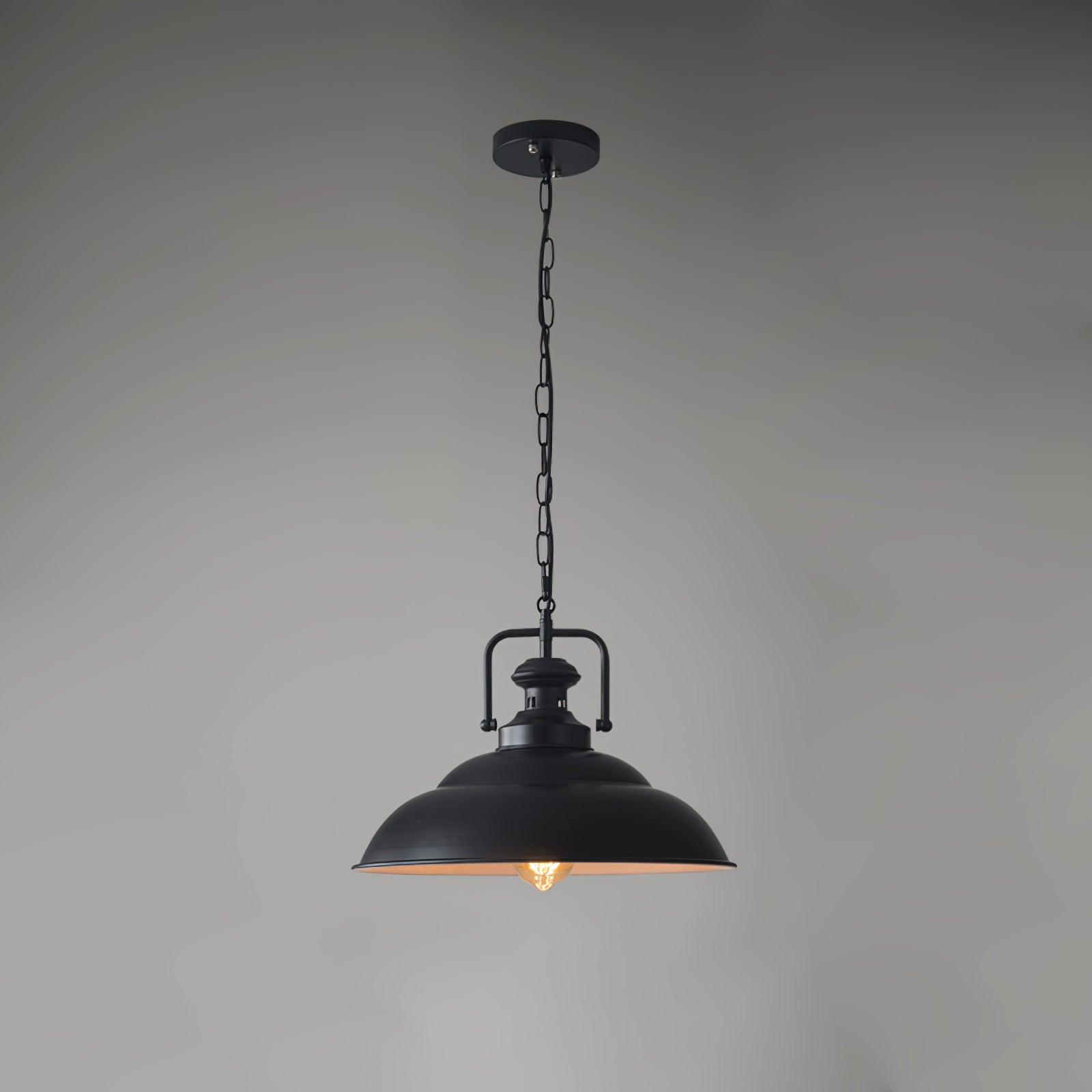 Mavell Vintage Industrial Pendant Light-Neutral Decor