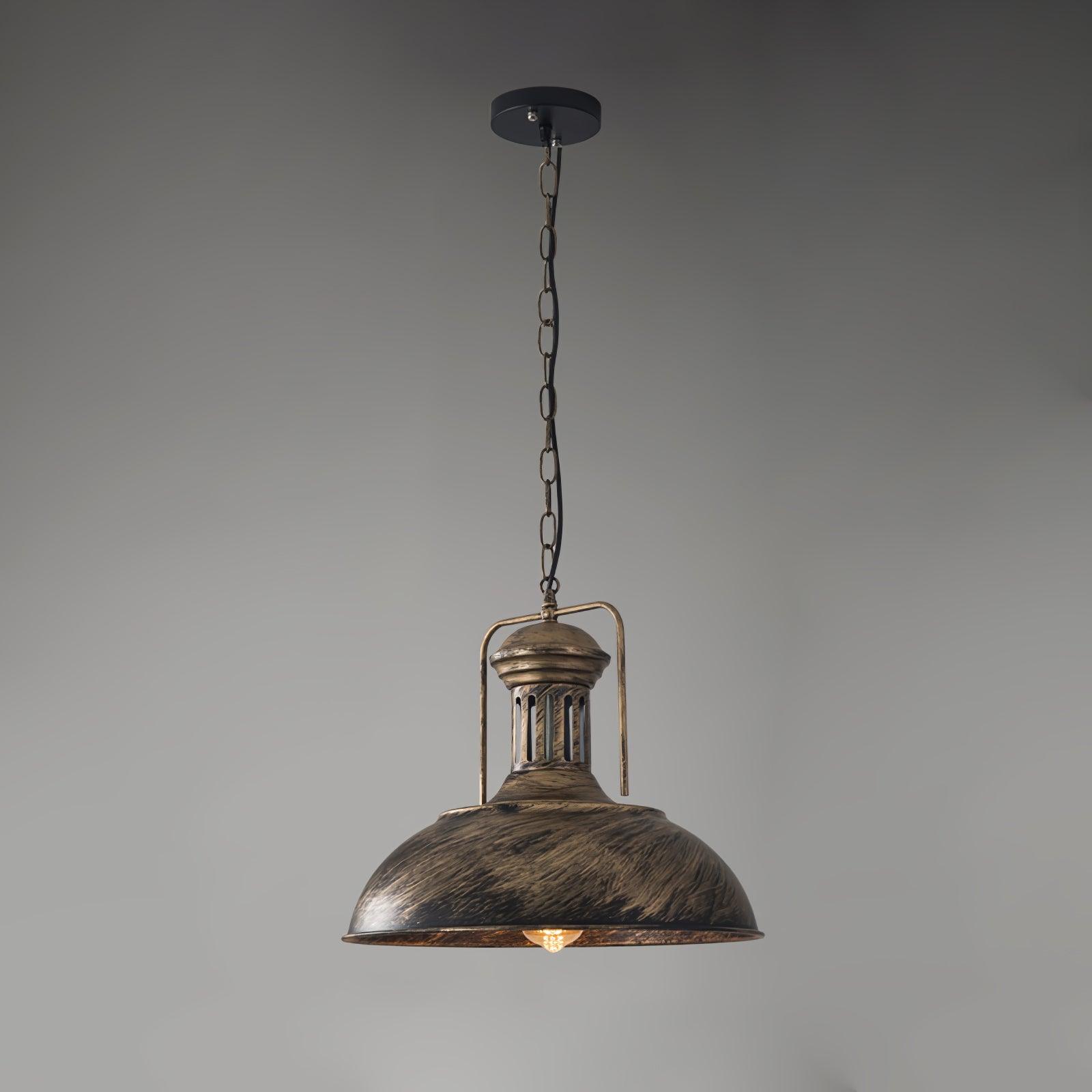 Mavell Vintage Industrial Pendant Light-Neutral Decor