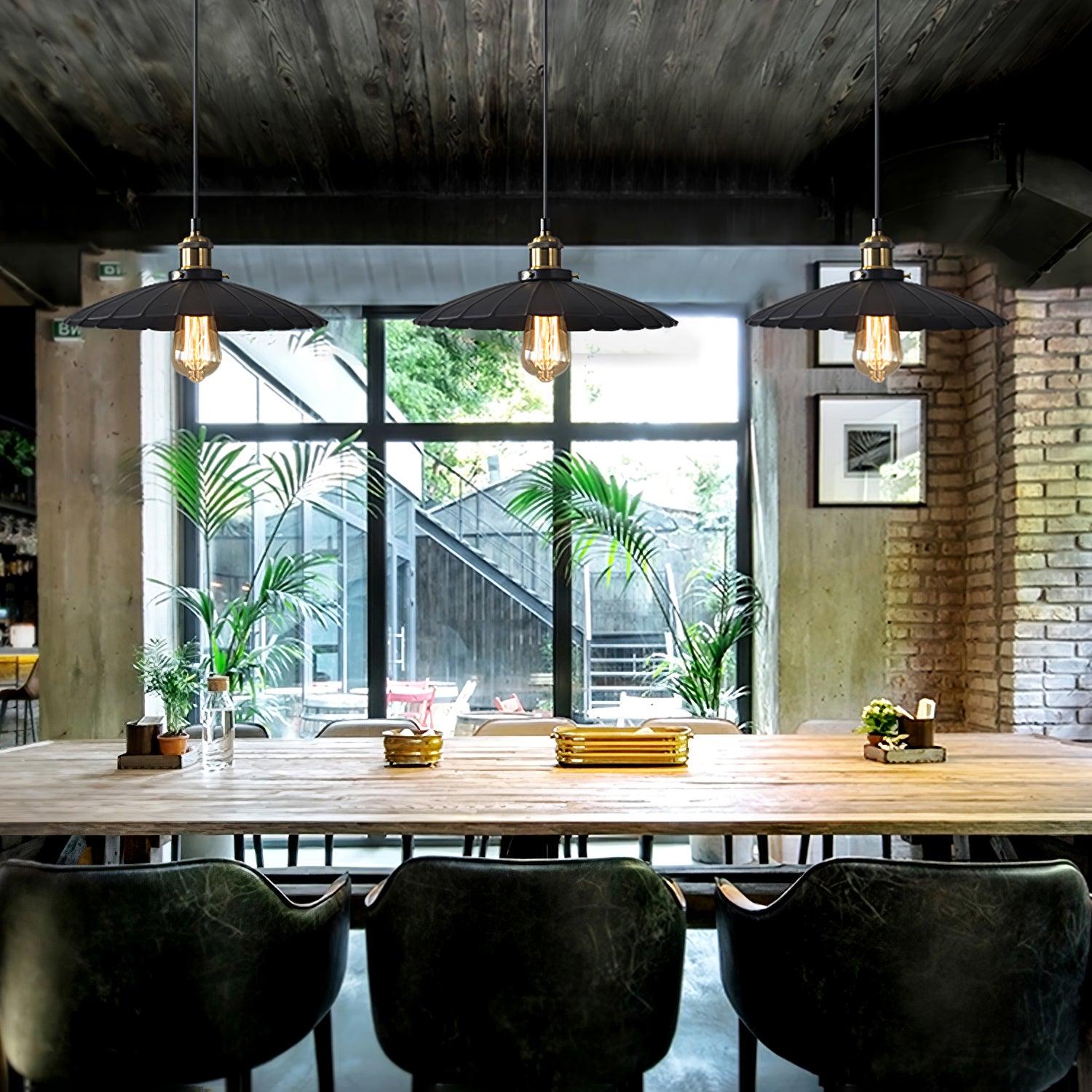 Mavell Vintage Industrial Pendant Light-Neutral Decor