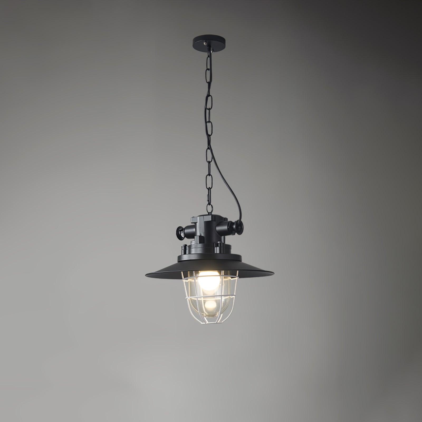 Mavell Vintage Industrial Pendant Light-Neutral Decor