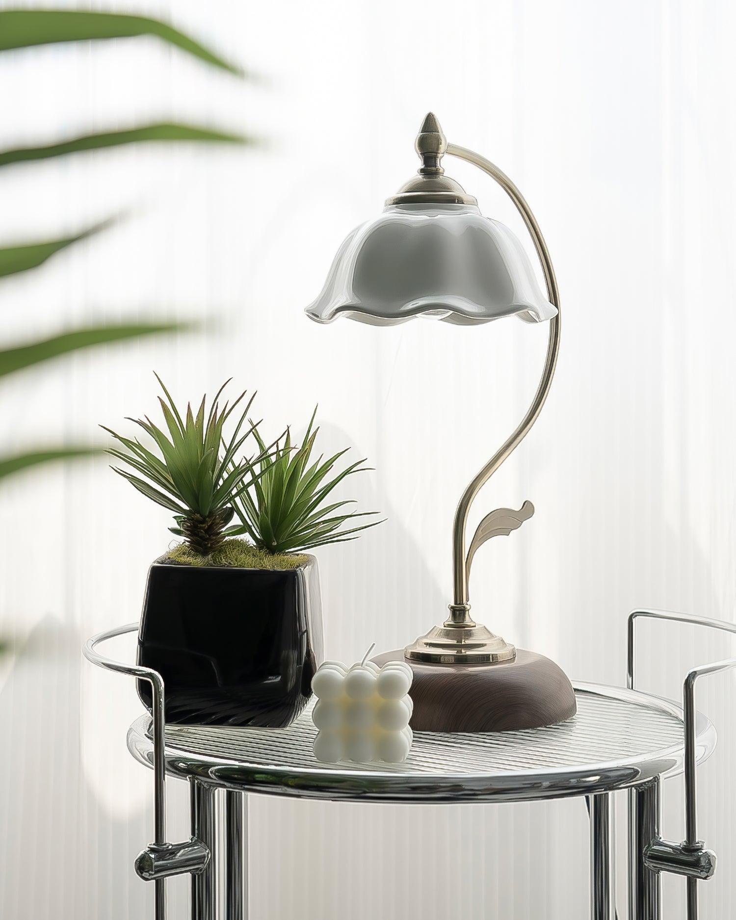 Sleay Ceramics Vintage Table Lamp-Neutral Decor