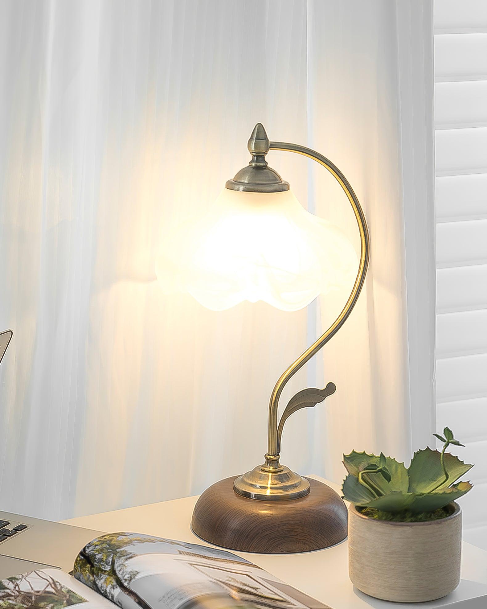 Sleay Ceramics Vintage Table Lamp-Neutral Decor