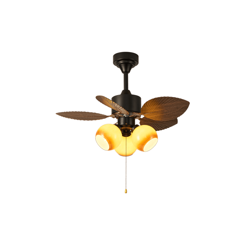 Vintage Leaf Ceiling Fan Light-Neutral Decor