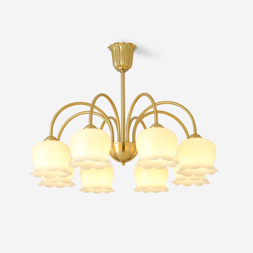 Fionel Petal Glass Floral Chandelier