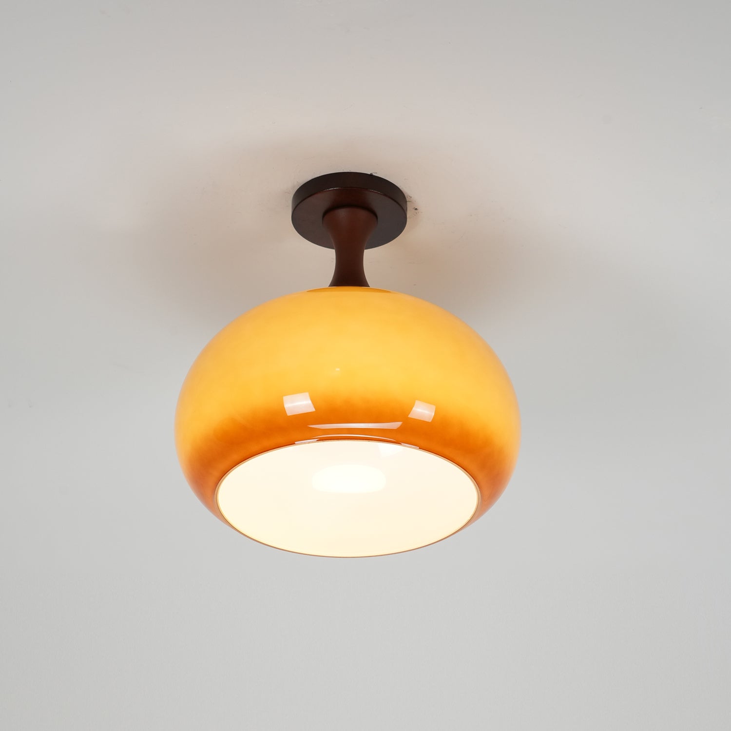 Liora Amber Glass Ceiling Light