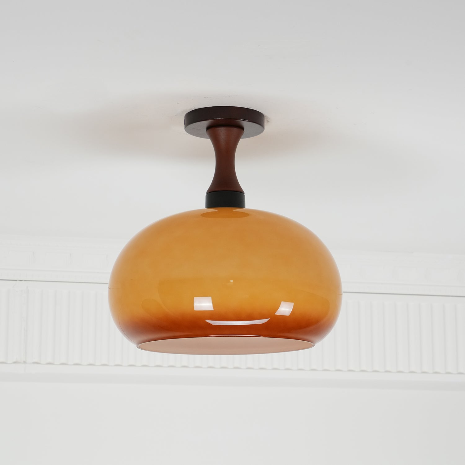 Liora Amber Glass Ceiling Light
