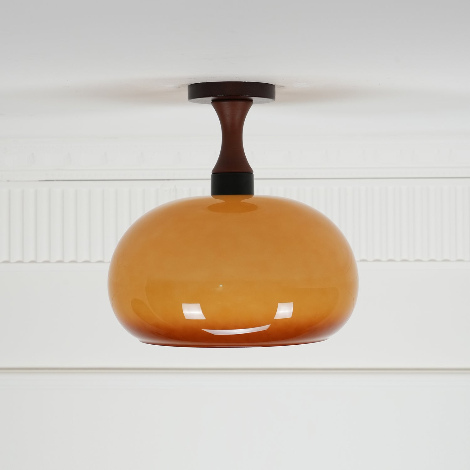 Liora Amber Glass Ceiling Light