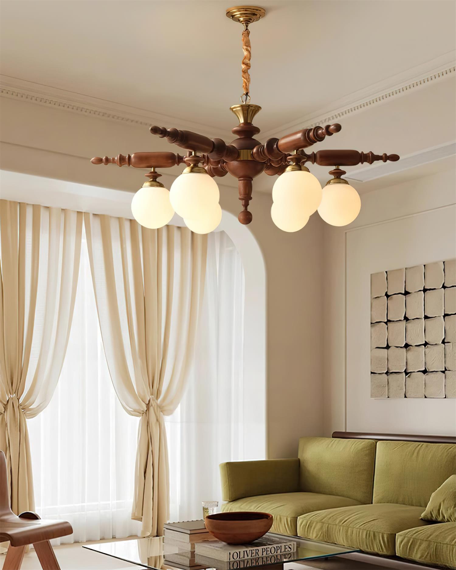 Juvian Wooden Chandelier