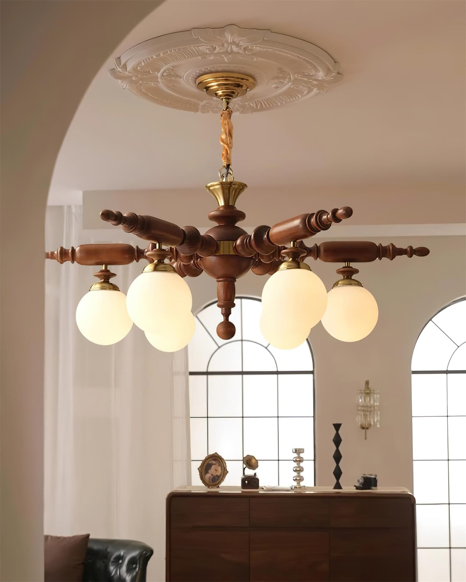 Juvian Wooden Chandelier
