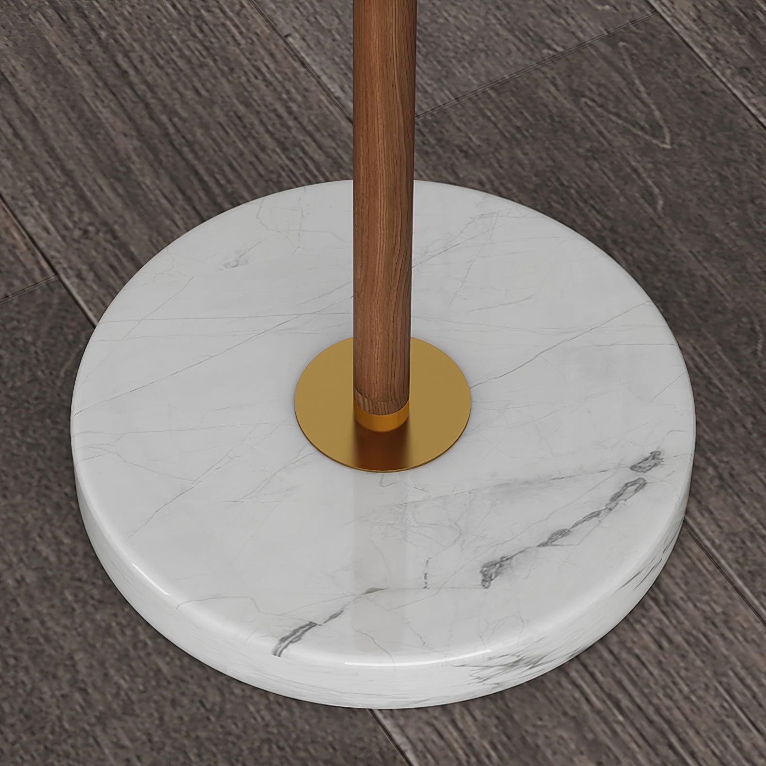 Kalem Minimalist Marble Floor Lamp-Neutral Decor