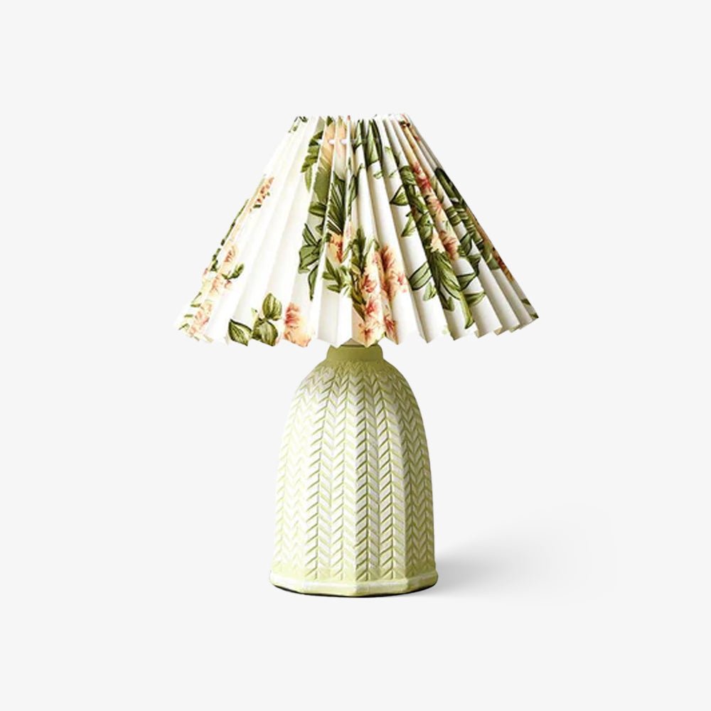 Xenlor Fabric Vintage Table Lamp-Neutral Decor