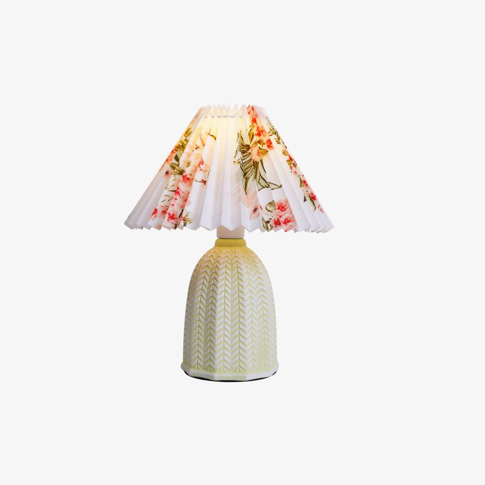 Xenlor Fabric Vintage Table Lamp-Neutral Decor