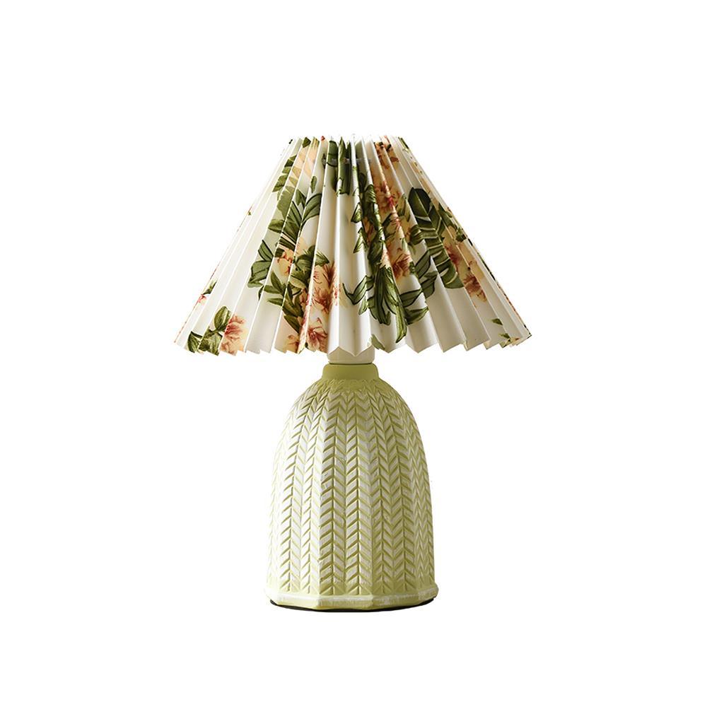 Xenlor Fabric Vintage Table Lamp-Neutral Decor